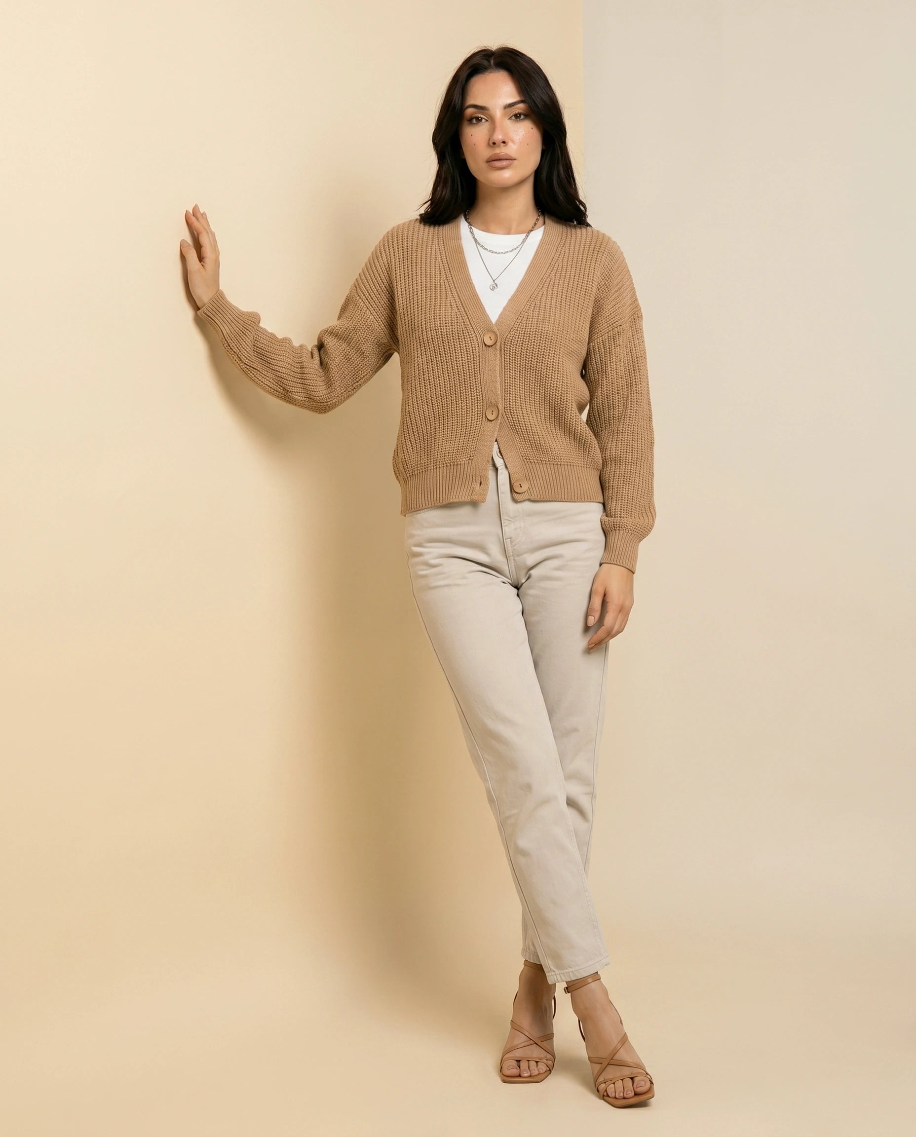 Saffron Cardigan 1 angled