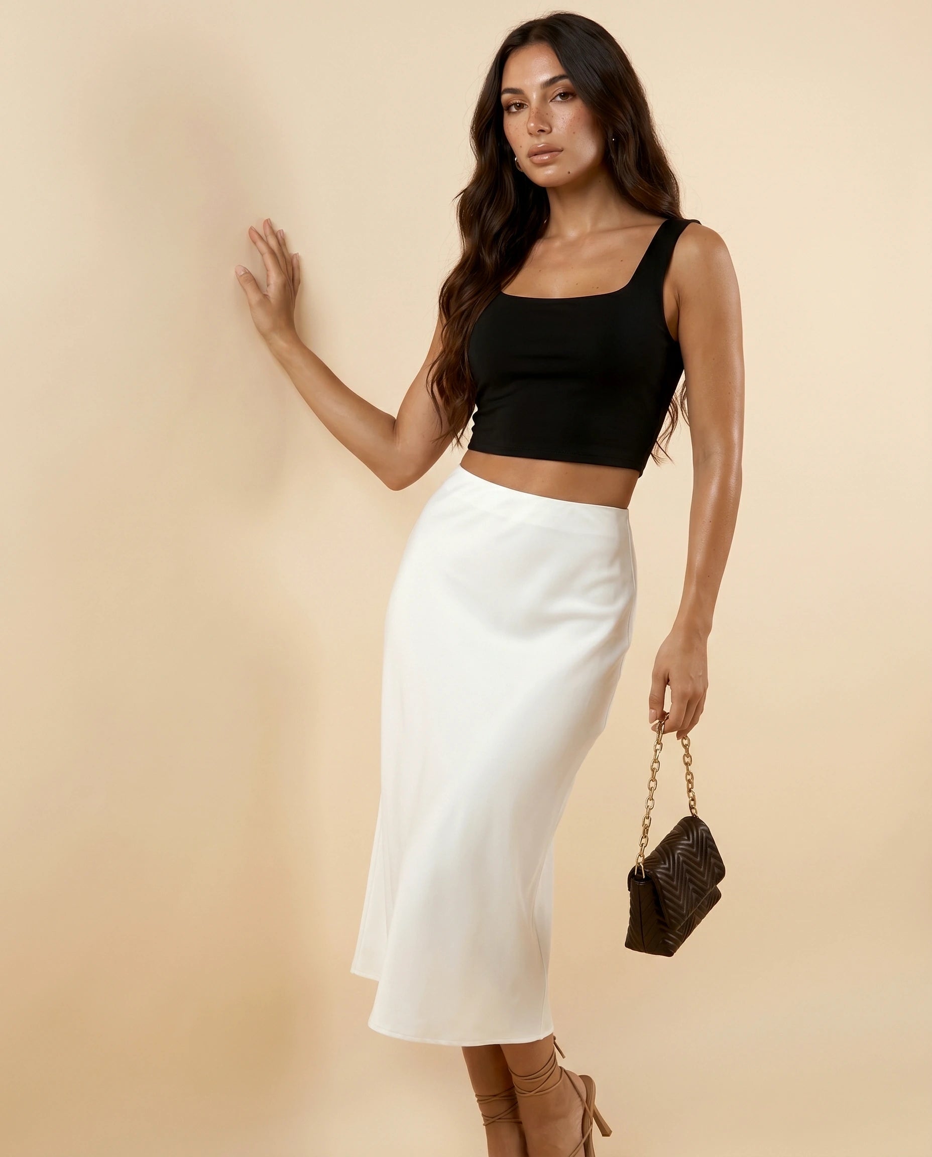 Luna Midi Skirt 3 angled