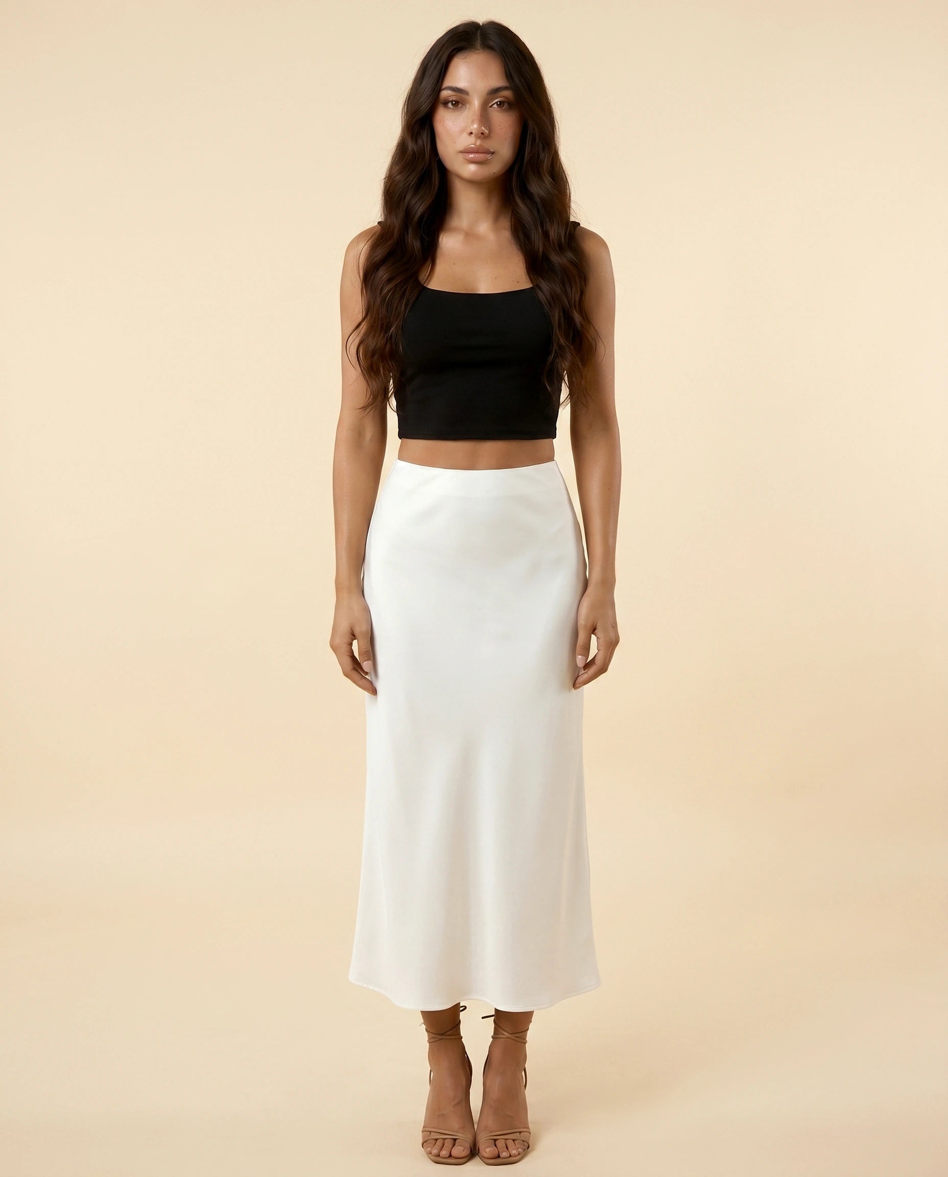 Luna Midi Skirt 3 front