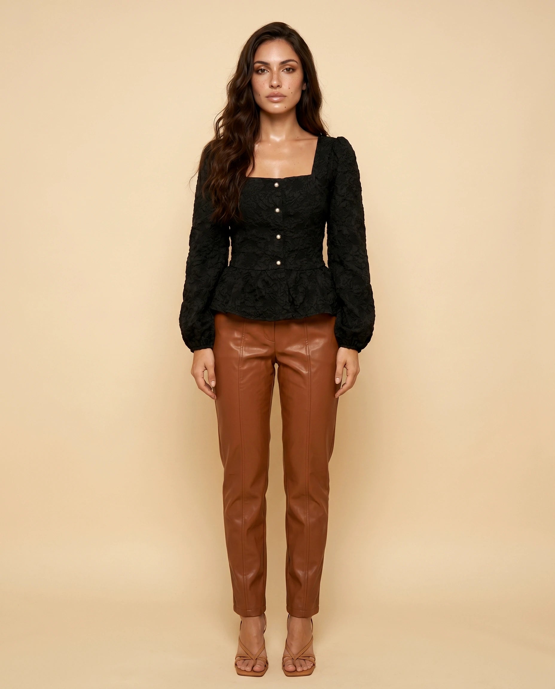 Noir Corset Top 1 front