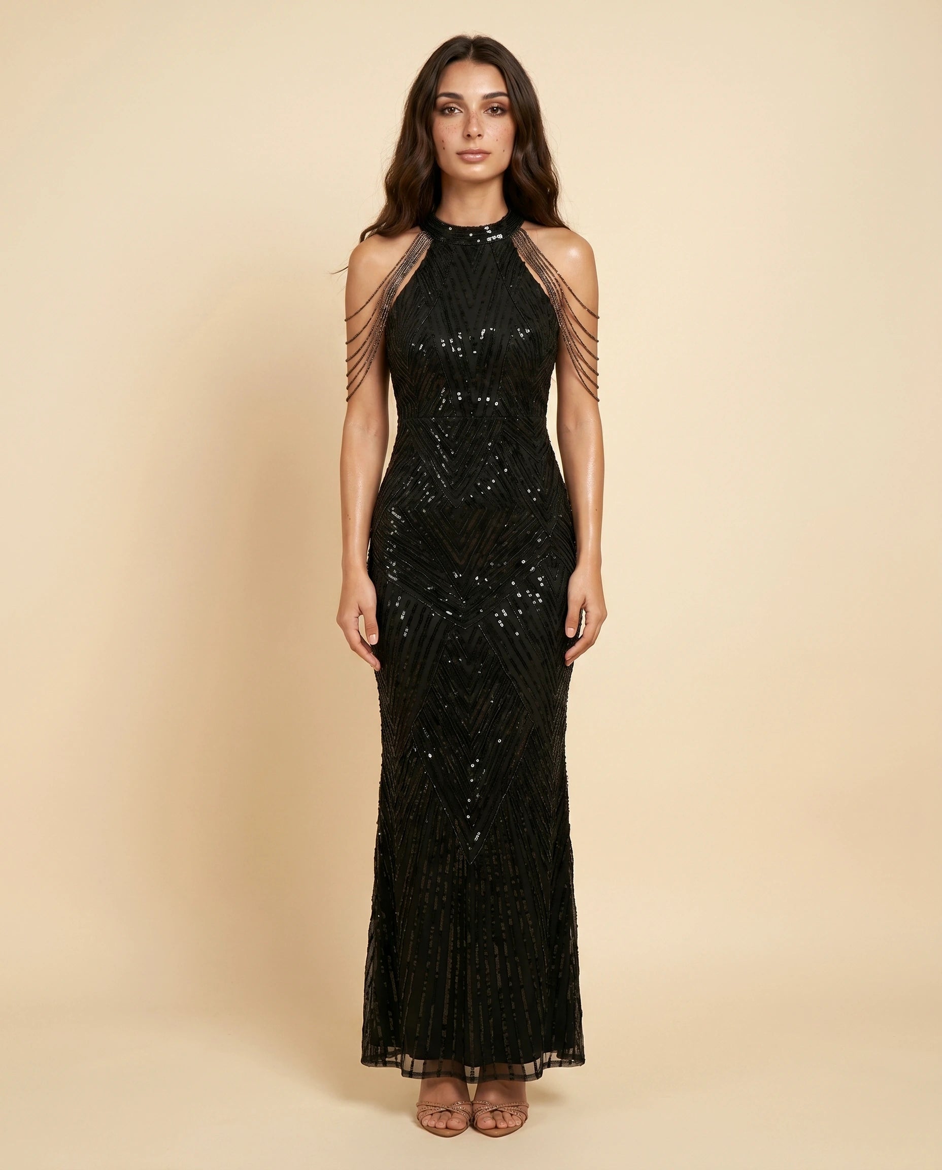 Emerald Maxi Dress 4 front