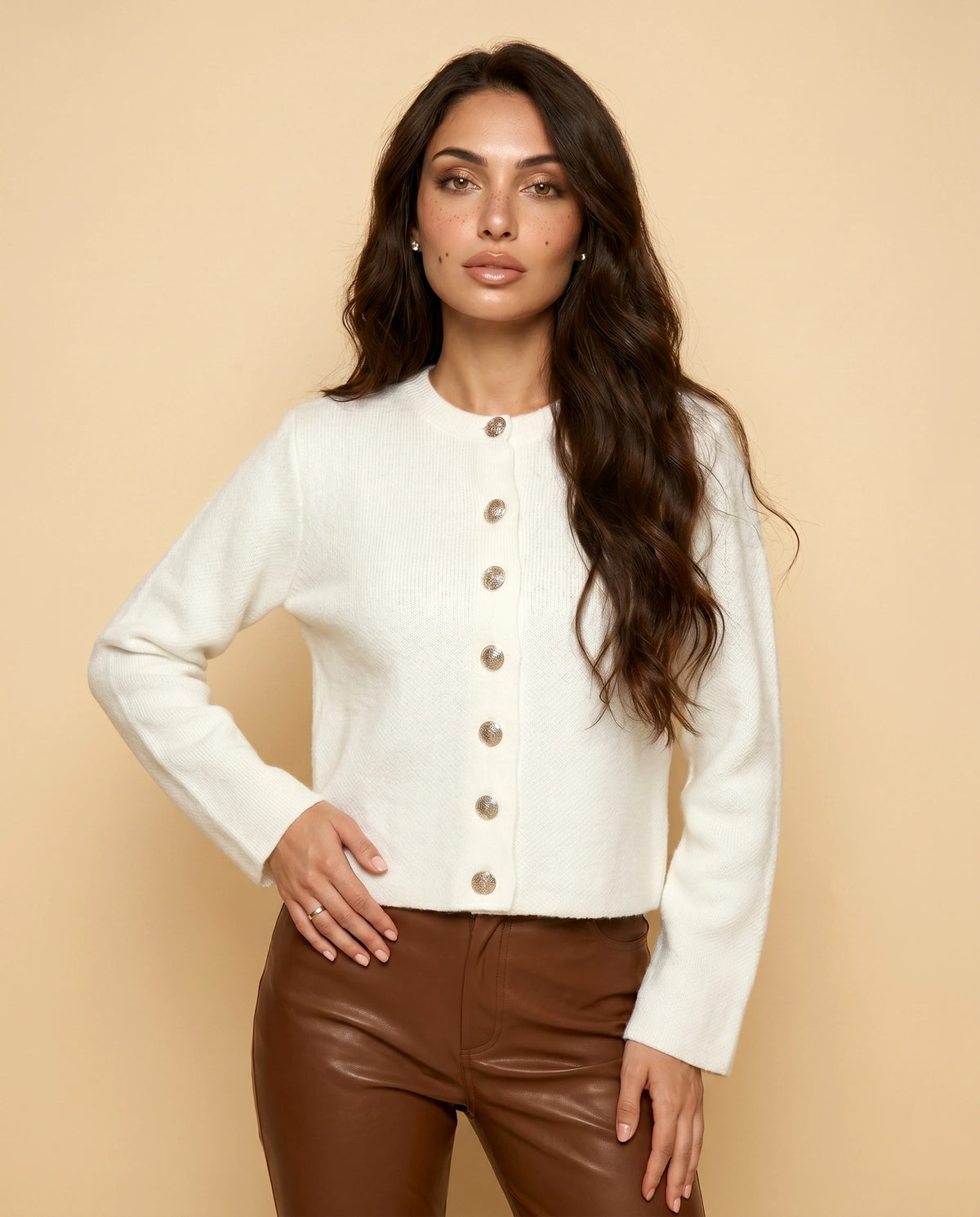 Ivory Cardigan 4 detail | SKU: IVC-48159-ivory-L-S2,IVC-48159-ivory-M-S2,IVC-48159-ivory-S-S2,IVC-48159-ivory-XL-S2,IVC-48159-ivory-XS-S2