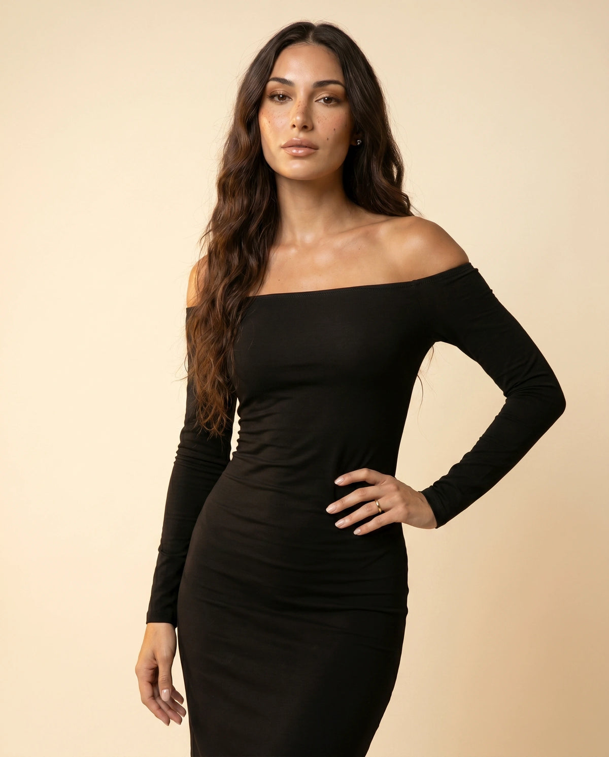Nocturne Maxi Dress detail | SKU: NMD-90264-black-L-S2,NMD-90264-black-M-S2,NMD-90264-black-S-S2,NMD-90264-black-XL-S2,NMD-90264-black-XS-S2