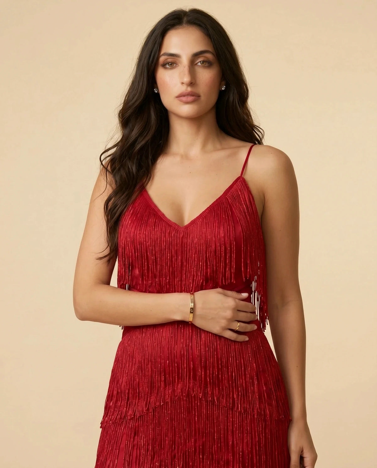 Crimson Mini Dress – Crimson V Neck mini dress, bodice and waist detail by Slimona | SKU: CMD-67294-red-L-S2,CMD-67294-red-M-S2,CMD-67294-red-S-S2,CMD-67294-red-XL-S2,CMD-67294-red-XS-S2