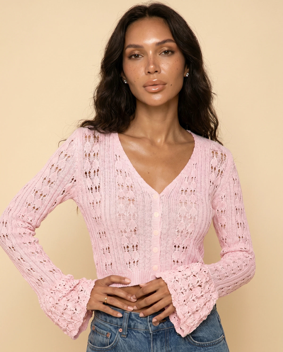 Blossom Cardigan 1 detail | SKU: BC-30491-pink-L-S2,BC-30491-pink-M-S2,BC-30491-pink-S-S2,BC-30491-pink-XL-S2,BC-30491-pink-XS-S2