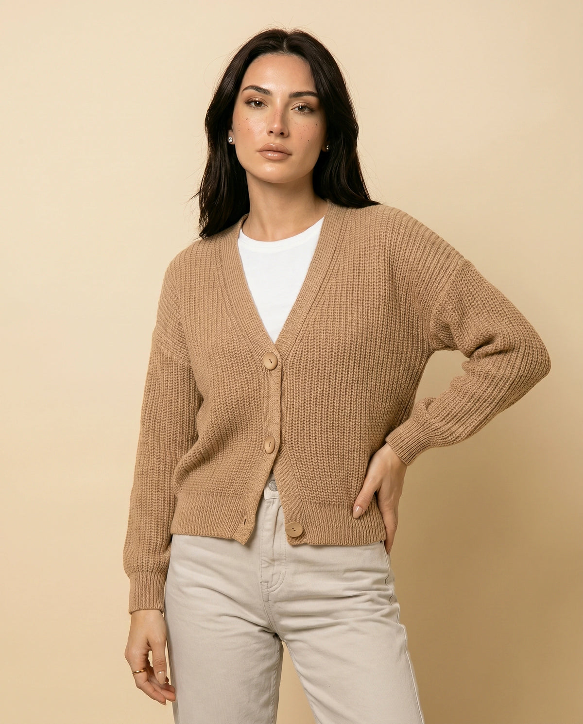 Saffron Cardigan 1 detail | SKU: SC-27395-BEIG-L-S2,SC-27395-BEIG-M-S2,SC-27395-BEIG-S-S2,SC-27395-BEIG-XL-S2,SC-27395-BEIG-XS-S2