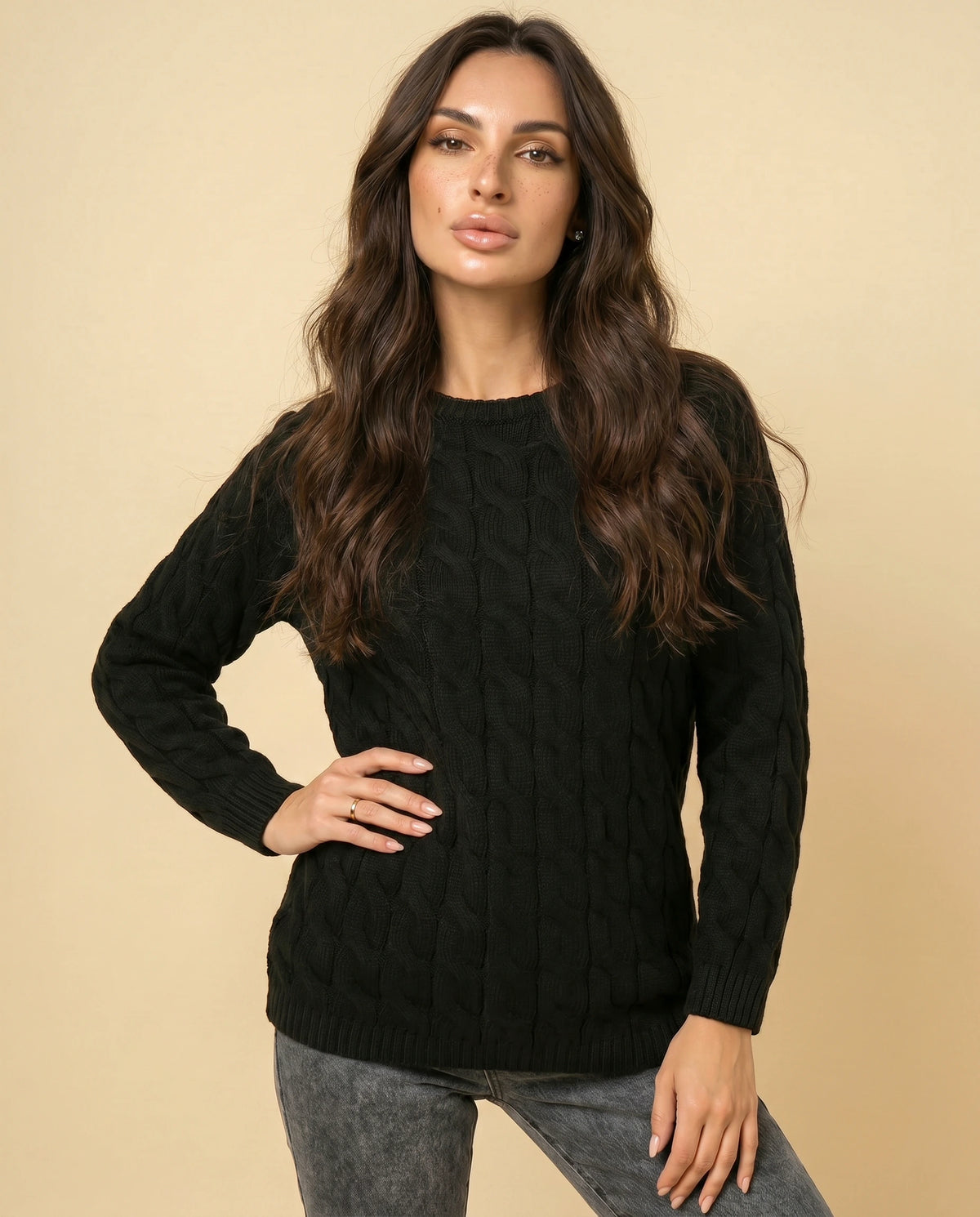 Vega Sweater 2 detail | SKU: VS-19874-black-L-S2,VS-19874-black-M-S2,VS-19874-black-S-S2,VS-19874-black-XL-S2,VS-19874-black-XS-S2