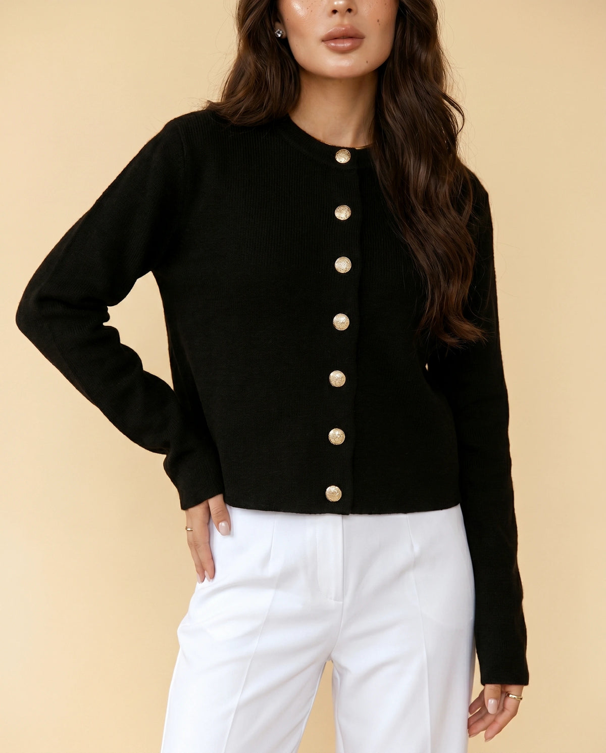 Noir Cardigan 5 detail | SKU: NRC-25816-black-L-S2,NRC-25816-black-M-S2,NRC-25816-black-S-S2,NRC-25816-black-XL-S2,NRC-25816-black-XS-S2