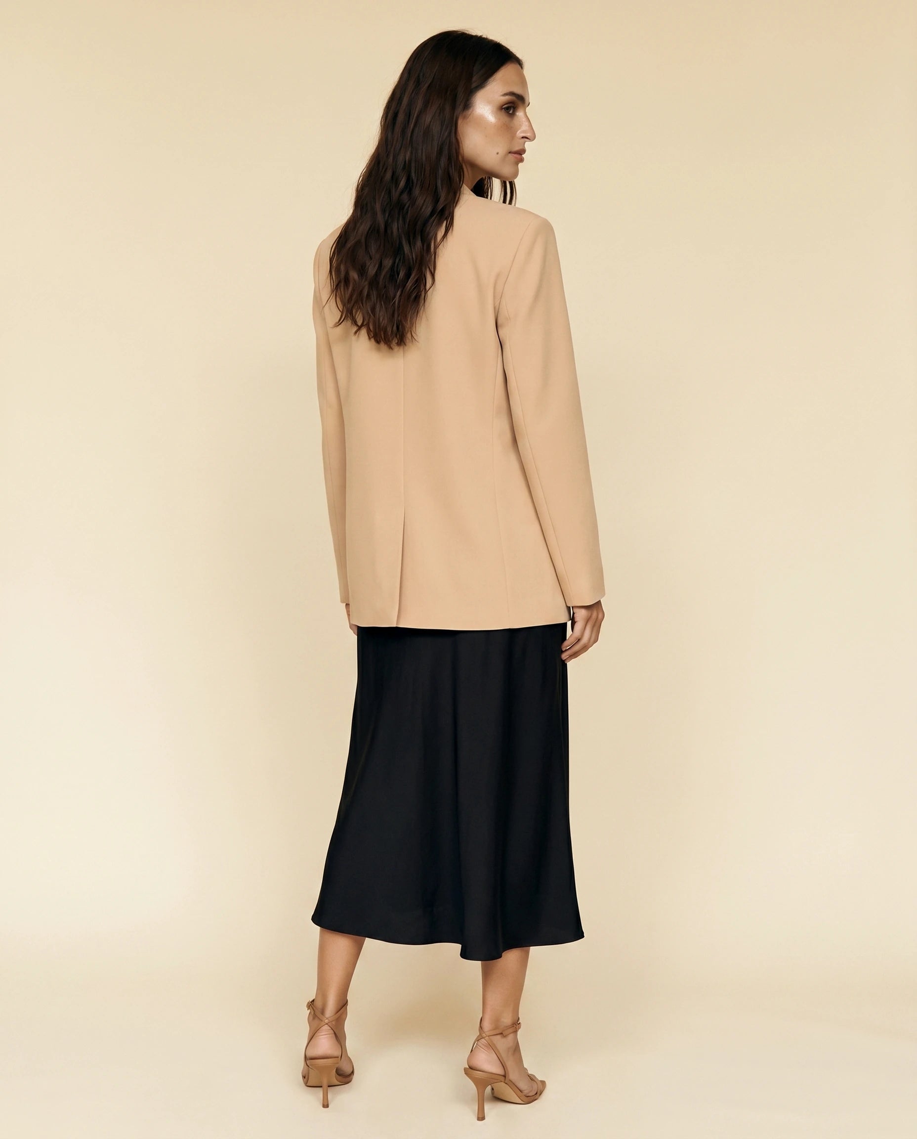 Savona Blazer back | SKU: SB-51836-beige-L-S2,SB-51836-beige-M-S2,SB-51836-beige-S-S2,SB-51836-beige-XL-S2,SB-51836-beige-XS-S2