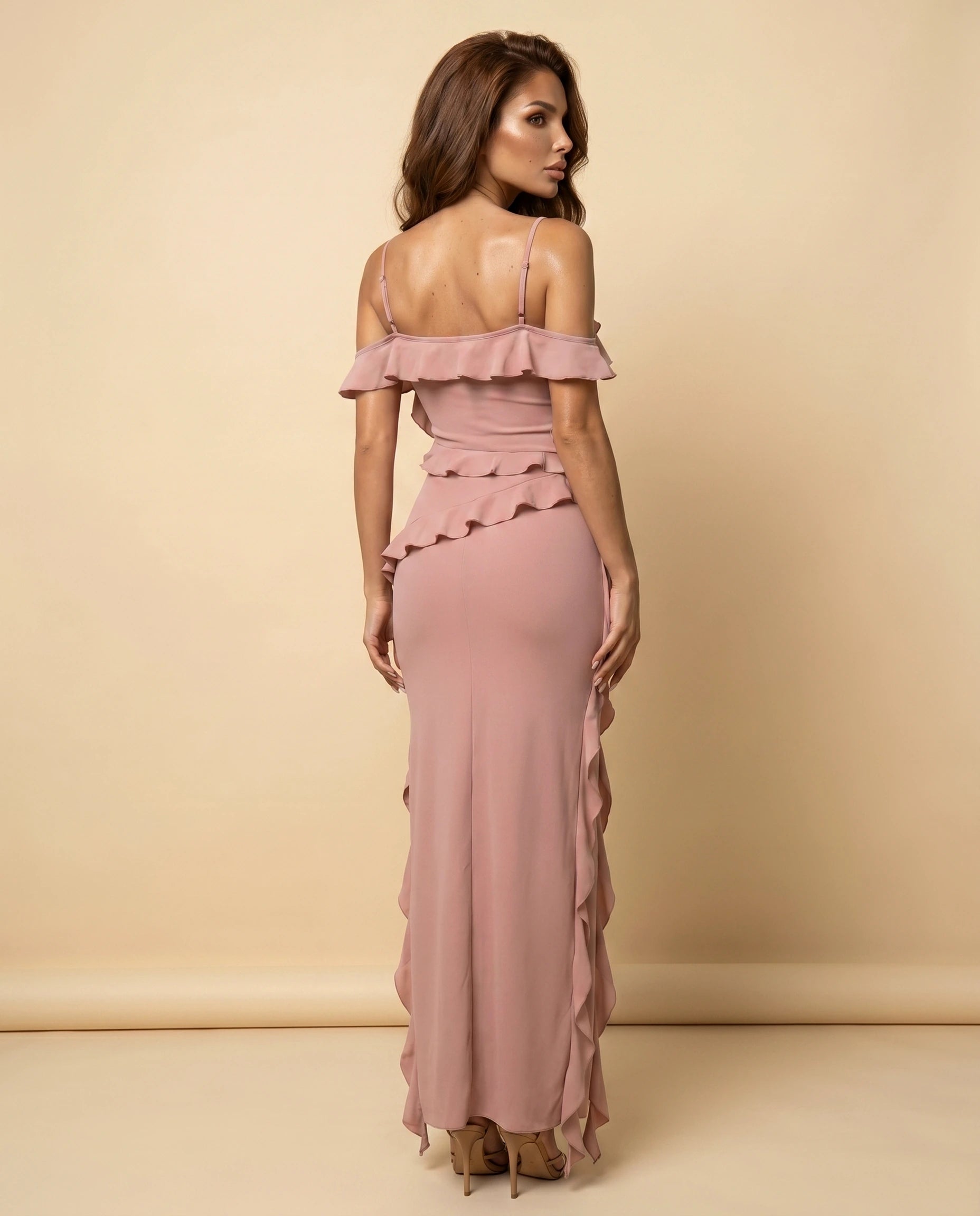 Yasmin Maxi Dress 1558 back