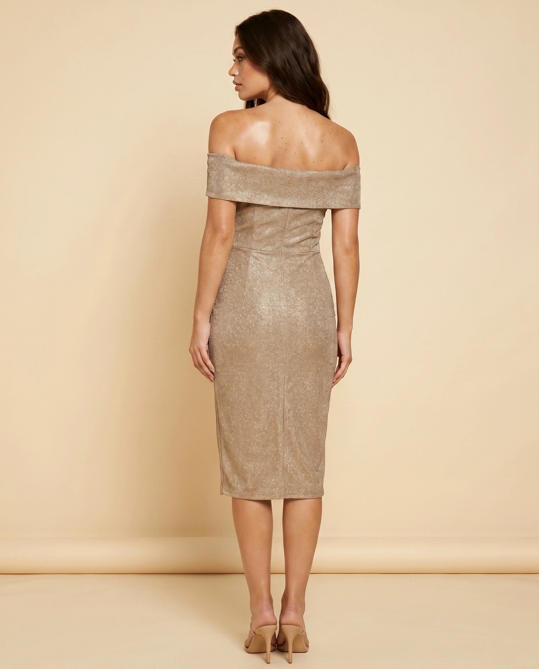 Fleur Midi Dress 7381 back