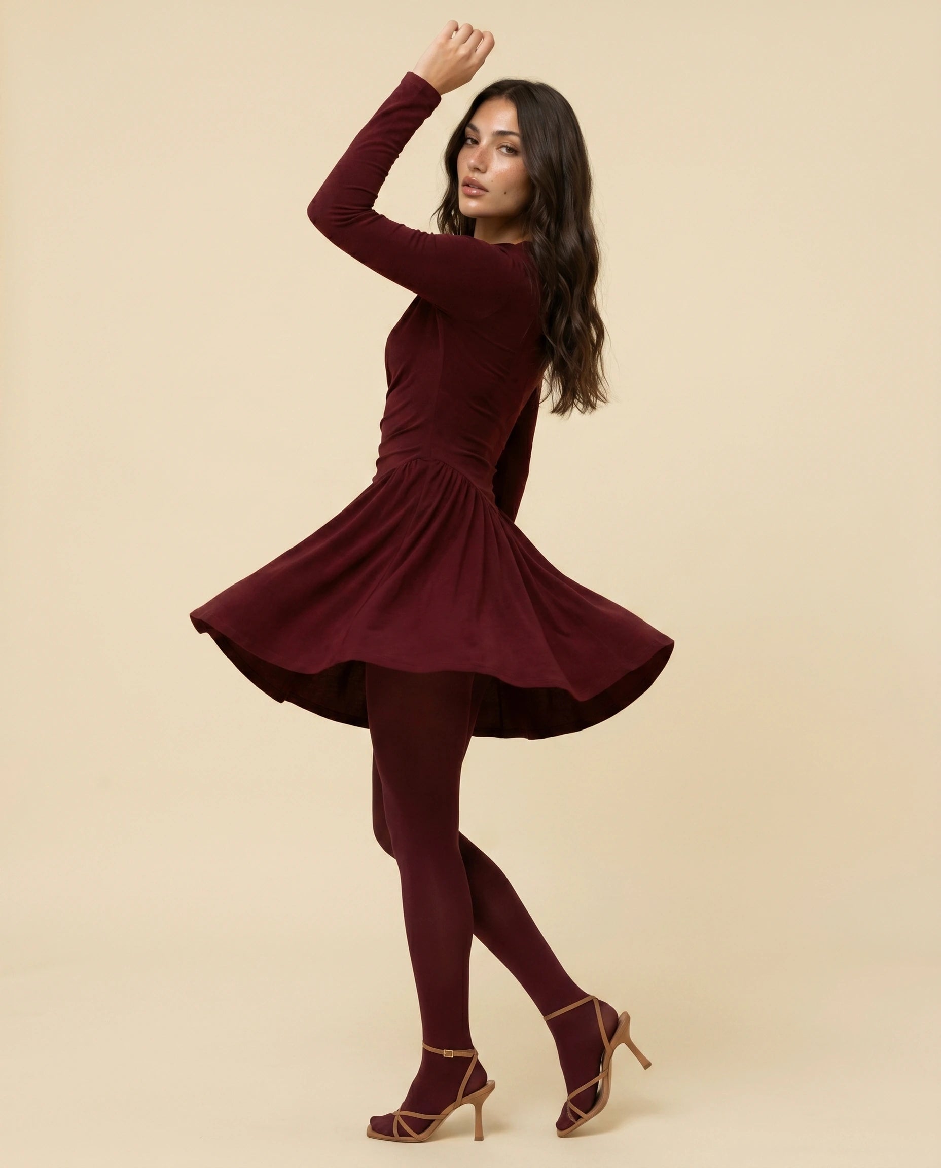 Bordeaux Mini Dress 1 finale