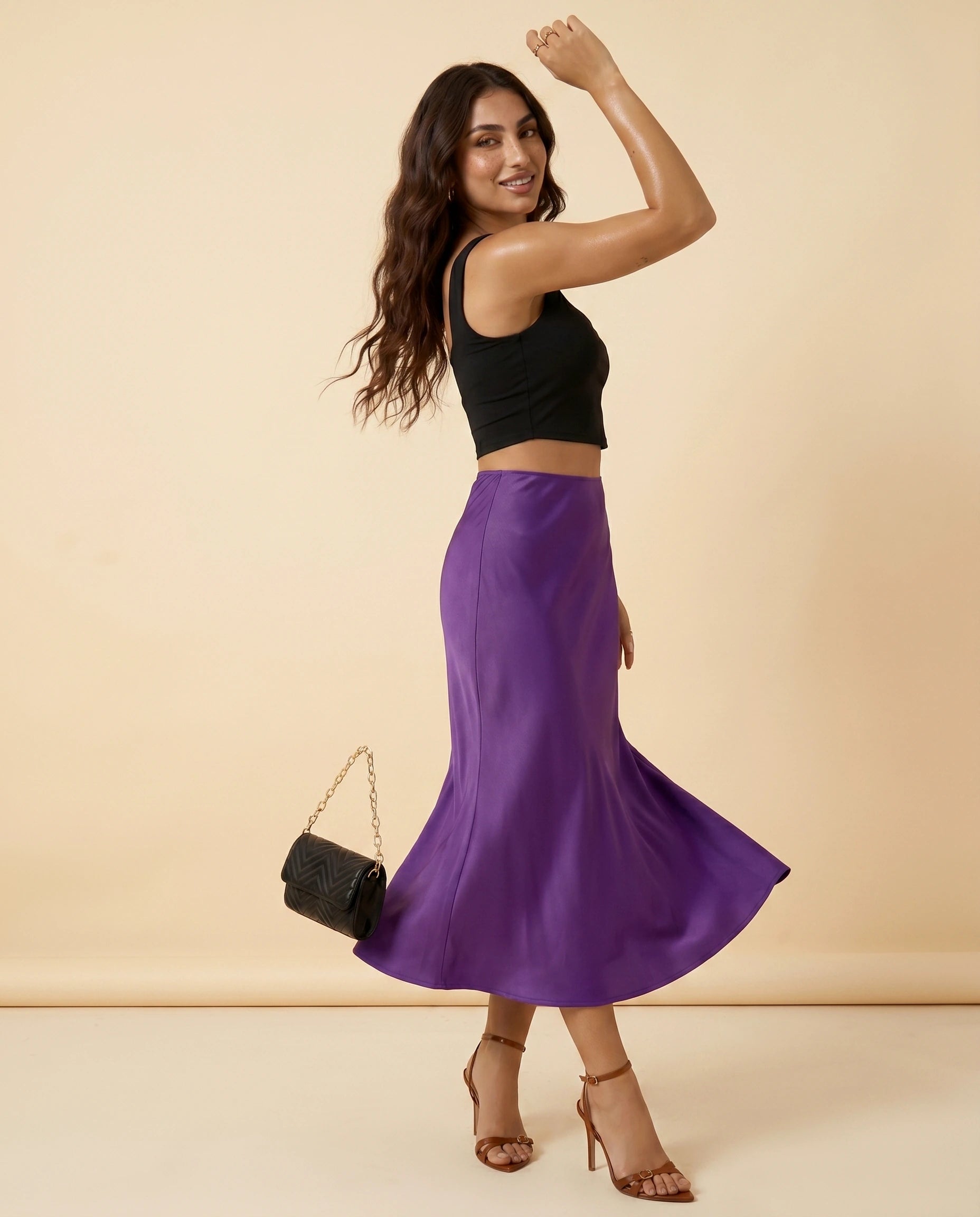 Amethyst Midi Skirt finale | SKU: AMS-63984-purple-L-S2,AMS-63984-purple-M-S2,AMS-63984-purple-S-S2,AMS-63984-purple-XL-S2,AMS-63984-purple-XS-S2