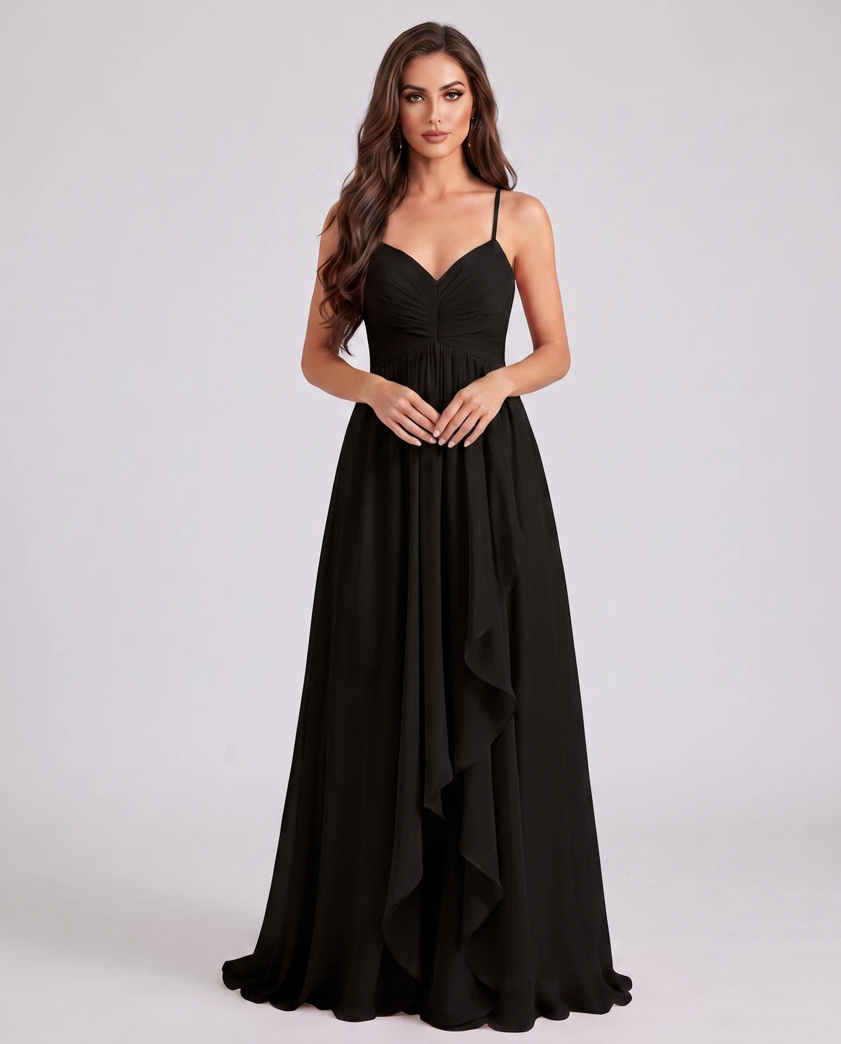 Adelaide Maxi Dress — Black