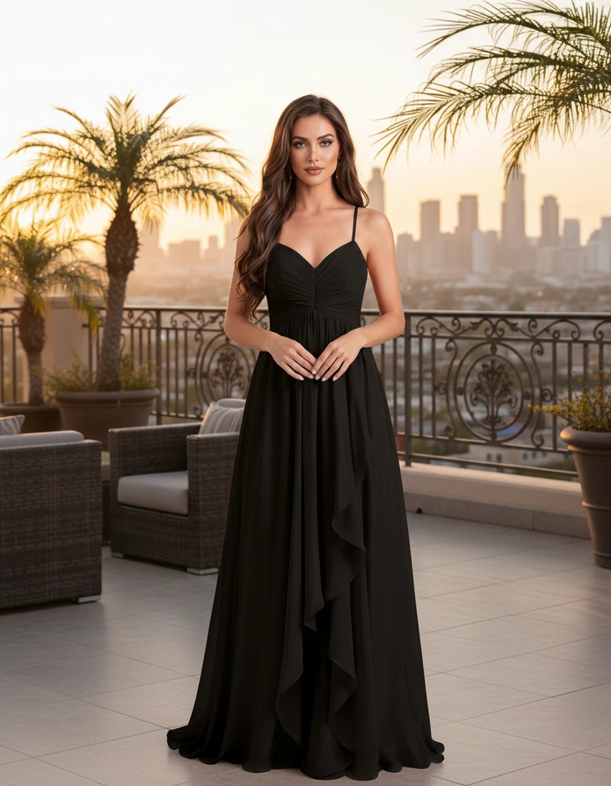 Adelaide Maxi Dress — Black | SKU: SD-89585-black-2,SD-89585-black-4,SD-89585-black-6,SD-89585-black-8,SD-89585-black-10,SD-89585-black-12,SD-89585-black-14,SD-89585-black-16,SD-89585-black-16W,SD-89585-black-18W,SD-89585-black-20W,SD-89585-black-22W