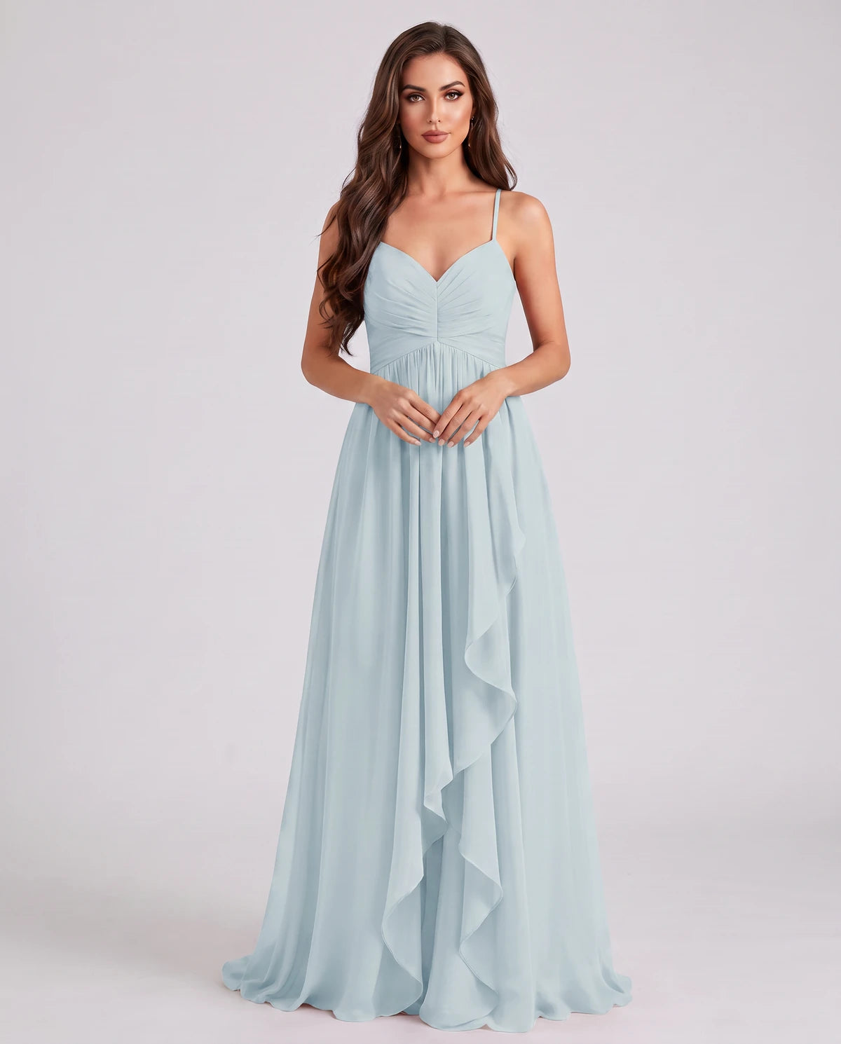 Adelaide Maxi Dress — Light Blue