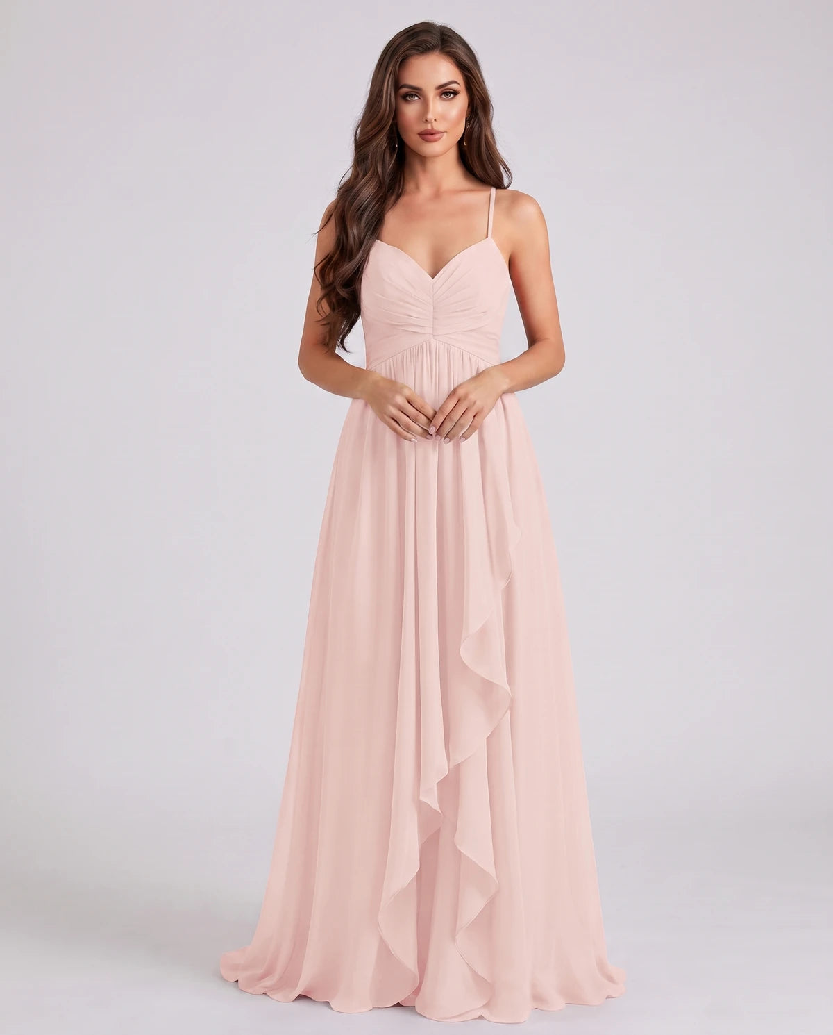 Adelaide Maxi Dress — Light Pink