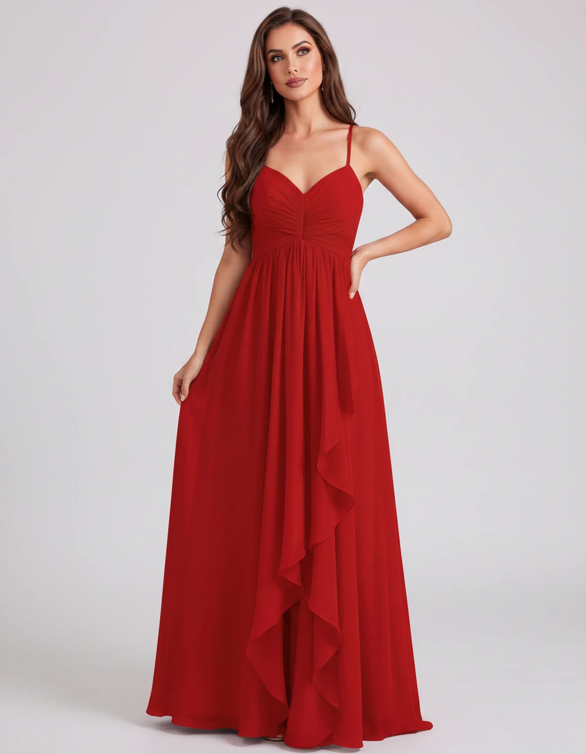 Adelaide Maxi Dress — Red | SKU: SD-89585-red-2,SD-89585-red-4,SD-89585-red-6,SD-89585-red-8,SD-89585-red-10,SD-89585-red-12,SD-89585-red-14,SD-89585-red-16,SD-89585-red-16W,SD-89585-red-18W,SD-89585-red-20W,SD-89585-red-22W