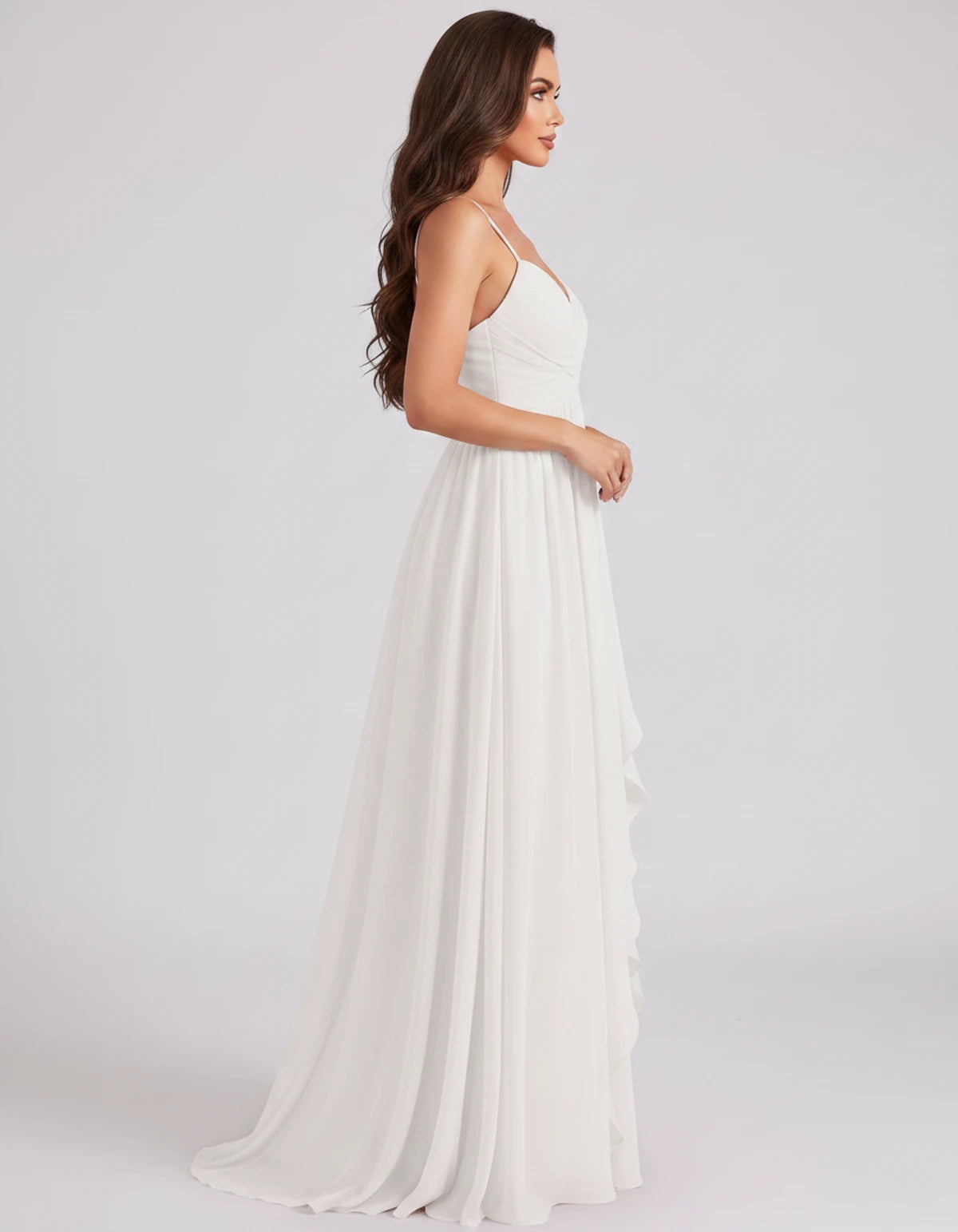 Adelaide Maxi Dress — White | SKU: SD-89585-white-2,SD-89585-white-4,SD-89585-white-6,SD-89585-white-8,SD-89585-white-10,SD-89585-white-12,SD-89585-white-14,SD-89585-white-16,SD-89585-white-16W,SD-89585-white-18W,SD-89585-white-20W,SD-89585-white-22W