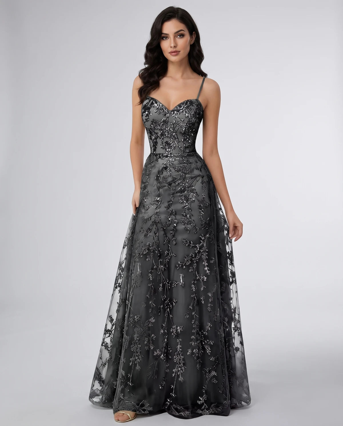 Adriana Maxi Dress — Black
