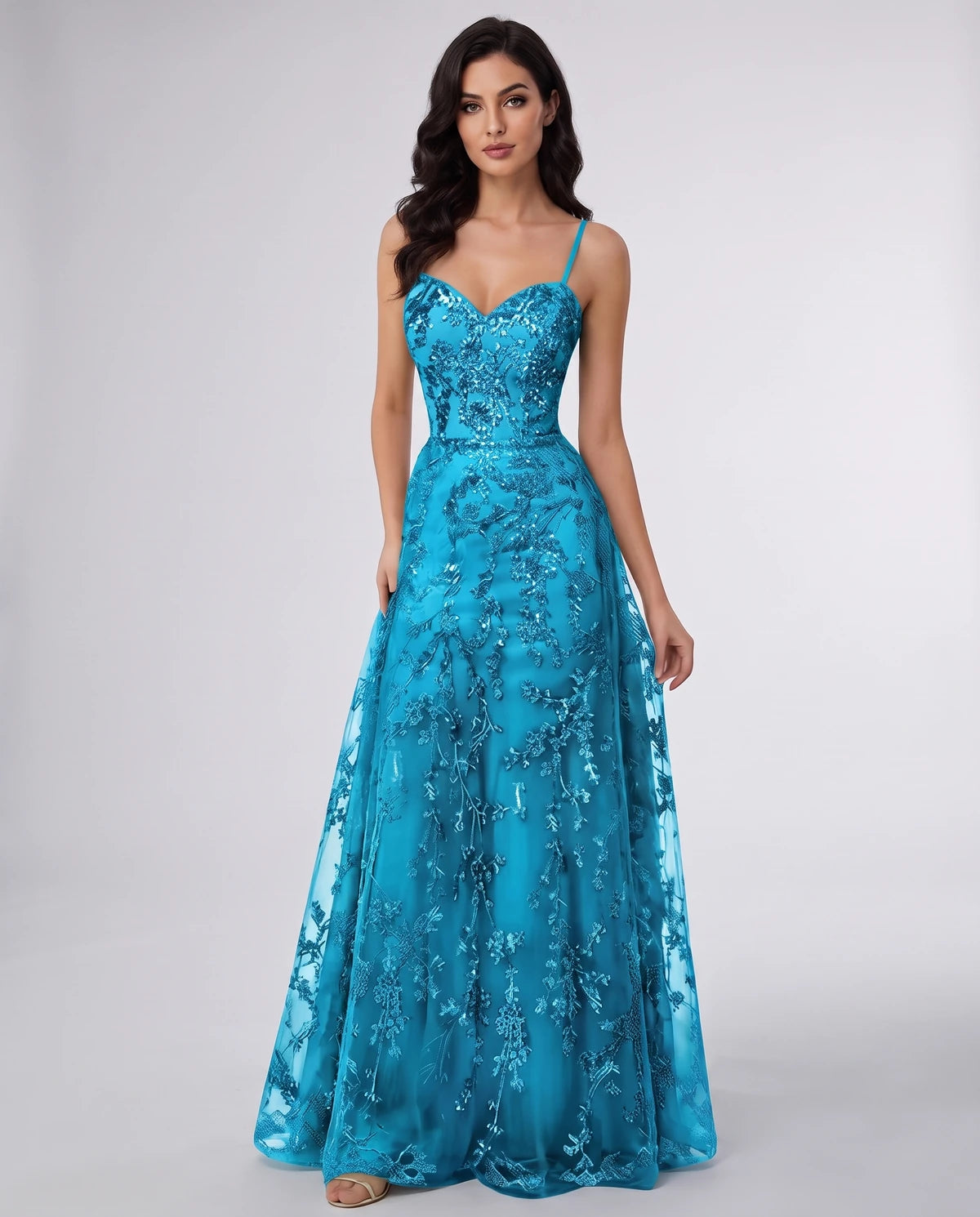 Adriana Maxi Dress — Blue