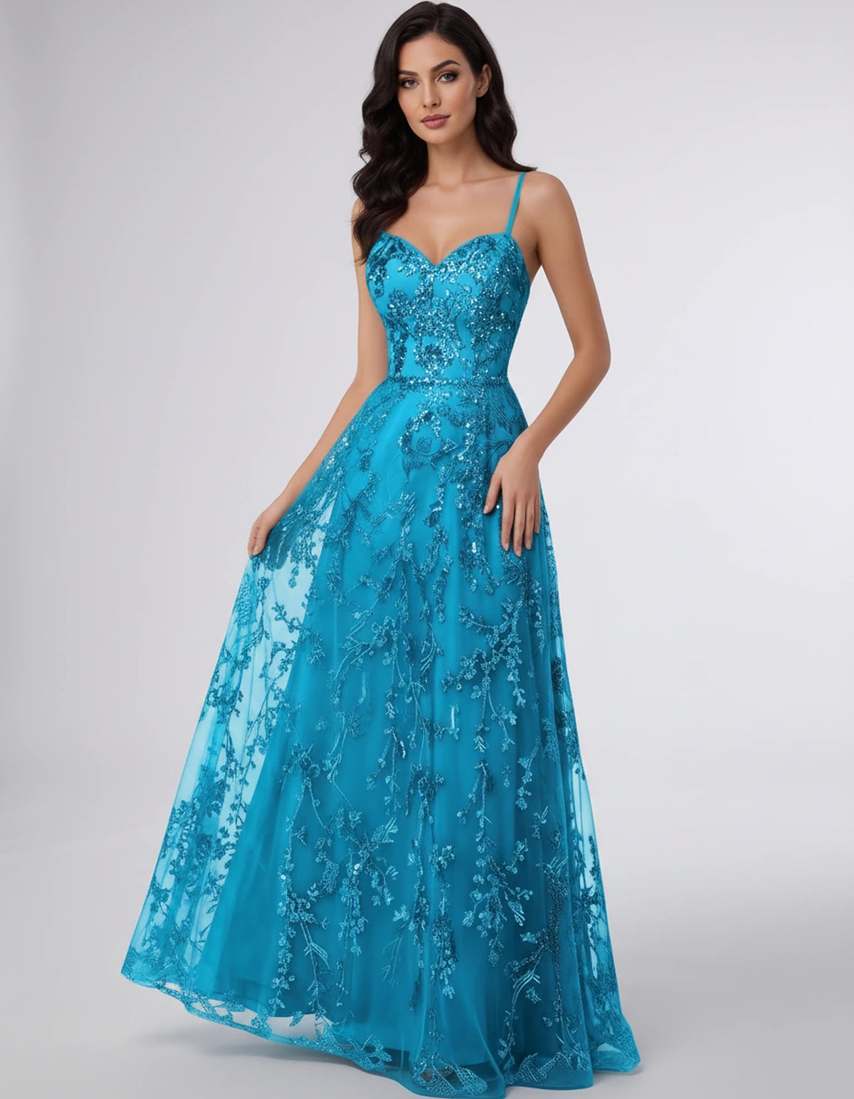 Adriana Maxi Dress — Blue | SKU: SD-11659-blue-2,SD-11659-blue-4,SD-11659-blue-6,SD-11659-blue-8,SD-11659-blue-10,SD-11659-blue-12,SD-11659-blue-14,SD-11659-blue-16,SD-11659-blue-16W,SD-11659-blue-18W,SD-11659-blue-20W,SD-11659-blue-22W