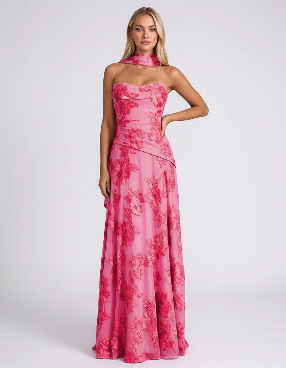 Alcyone Maxi Dress — Hot Pink | SKU: SD-14622-hotpink-2,SD-14622-hotpink-4,SD-14622-hotpink-6,SD-14622-hotpink-8,SD-14622-hotpink-10,SD-14622-hotpink-12,SD-14622-hotpink-14,SD-14622-hotpink-16,SD-14622-hotpink-16W,SD-14622-hotpink-18W,SD-14622-hotpink-20W,SD-14622-hotpink-22W
