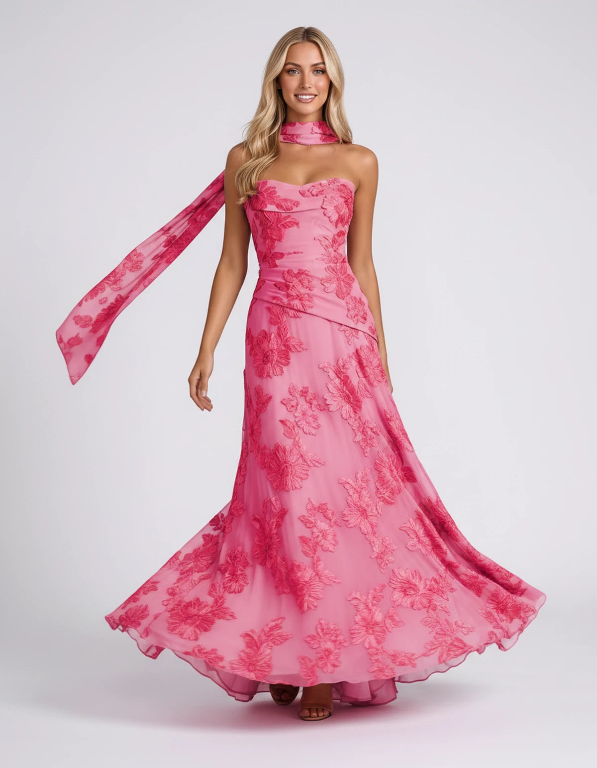 Alcyone Maxi Dress — Hot Pink | SKU: SD-14622-hotpink-2,SD-14622-hotpink-4,SD-14622-hotpink-6,SD-14622-hotpink-8,SD-14622-hotpink-10,SD-14622-hotpink-12,SD-14622-hotpink-14,SD-14622-hotpink-16,SD-14622-hotpink-16W,SD-14622-hotpink-18W,SD-14622-hotpink-20W,SD-14622-hotpink-22W