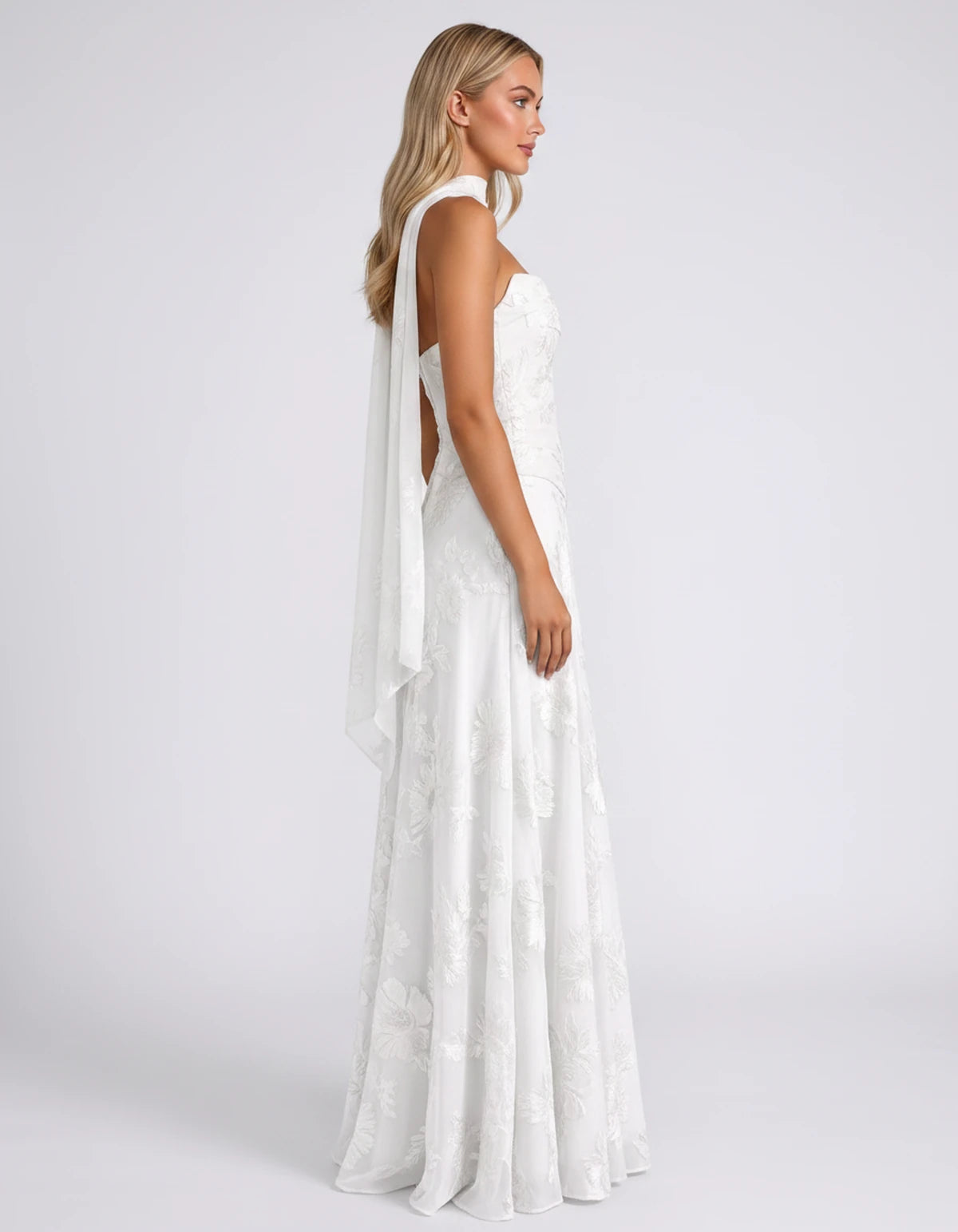 Alcyone Maxi Dress — White | SKU: SD-14622-white-2,SD-14622-white-4,SD-14622-white-6,SD-14622-white-8,SD-14622-white-10,SD-14622-white-12,SD-14622-white-14,SD-14622-white-16,SD-14622-white-16W,SD-14622-white-18W,SD-14622-white-20W,SD-14622-white-22W