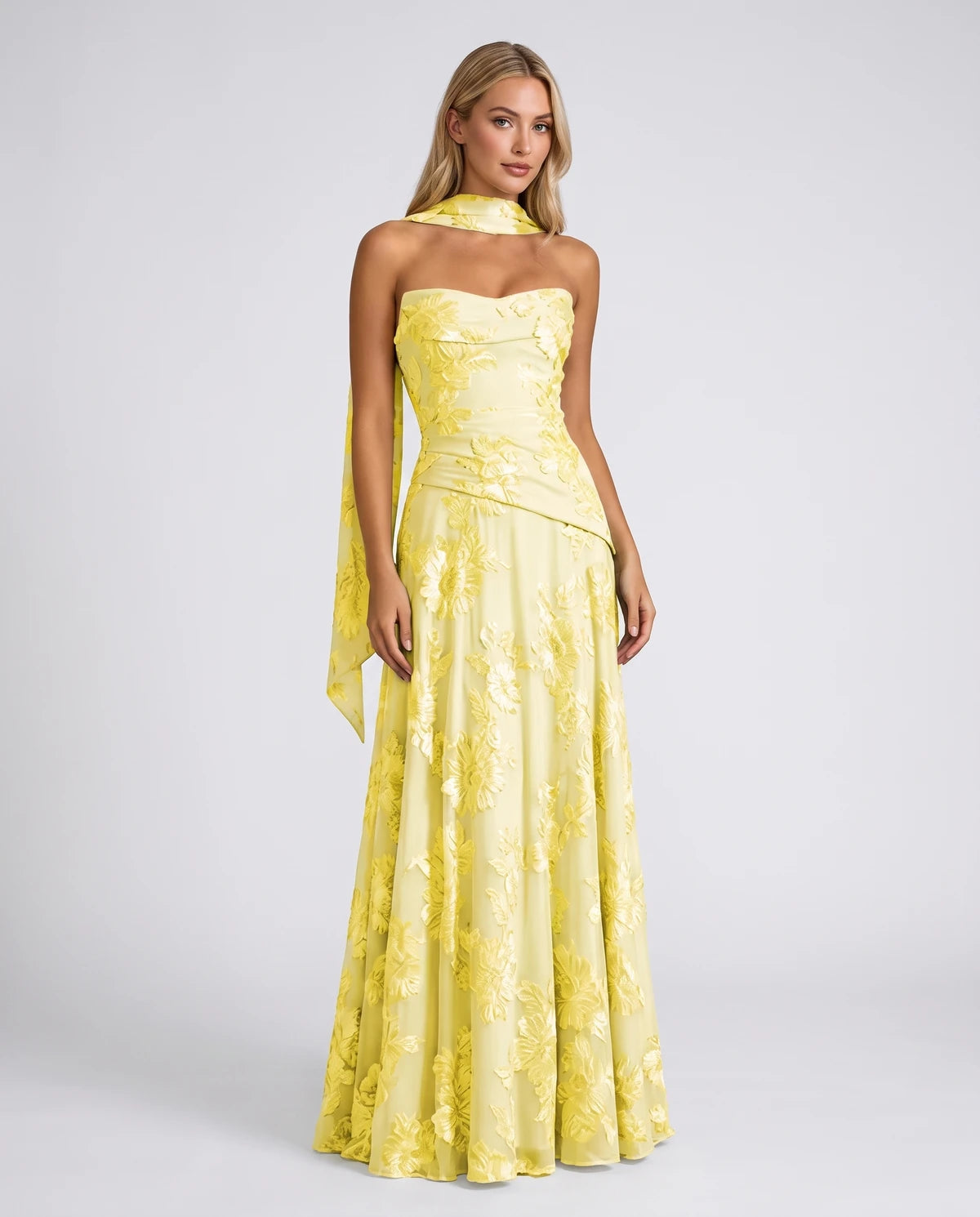 Alcyone Maxi Dress — Yellow