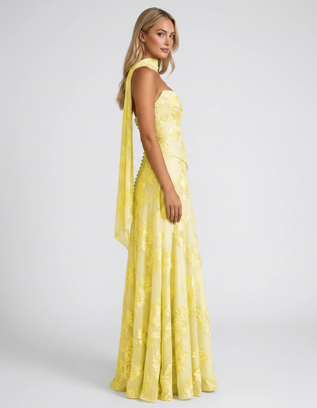 Alcyone Maxi Dress — Yellow | SKU: SD-14622-yellow-2,SD-14622-yellow-4,SD-14622-yellow-6,SD-14622-yellow-8,SD-14622-yellow-10,SD-14622-yellow-12,SD-14622-yellow-14,SD-14622-yellow-16,SD-14622-yellow-16W,SD-14622-yellow-18W,SD-14622-yellow-20W,SD-14622-yellow-22W