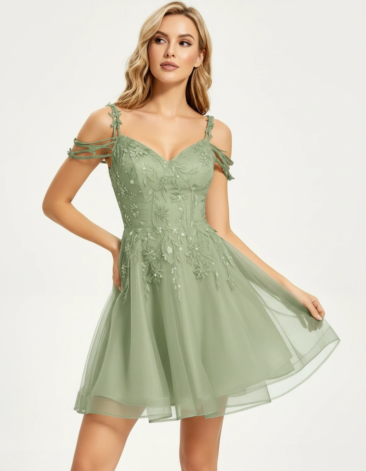 Alessia Mini Dress — Sage | SKU: SD-31886-sage-2,SD-31886-sage-4,SD-31886-sage-8,SD-31886-sage-20 Plus,SD-31886-sage-6,SD-31886-sage-10,SD-31886-sage-12,SD-31886-sage-18 Plus,SD-31886-sage-16,SD-31886-sage-22 Plus,SD-31886-sage-14,SD-31886-sage-16 Plus