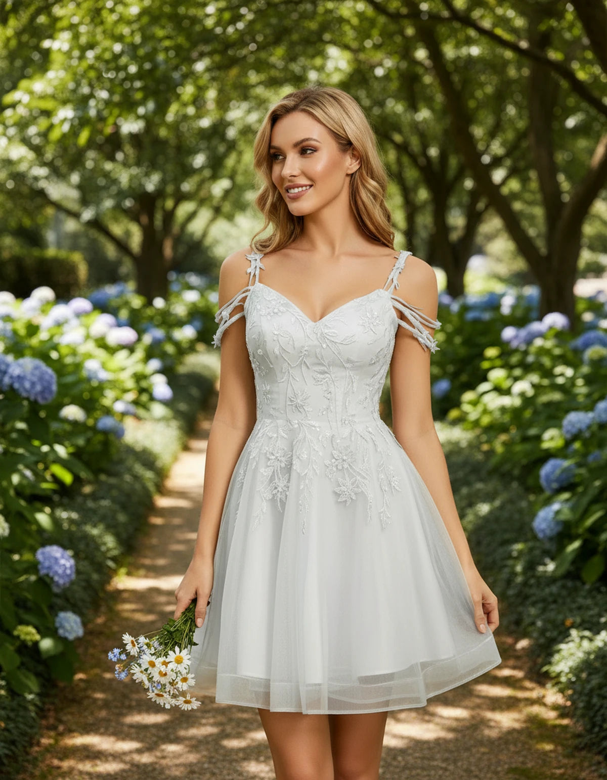 Alessia Mini Dress — White | SKU: SD-31886-white-2,SD-31886-white-4,SD-31886-white-8,SD-31886-white-20 Plus,SD-31886-white-6,SD-31886-white-10,SD-31886-white-12,SD-31886-white-18 Plus,SD-31886-white-16,SD-31886-white-22 Plus,SD-31886-white-14,SD-31886-white-16 Plus