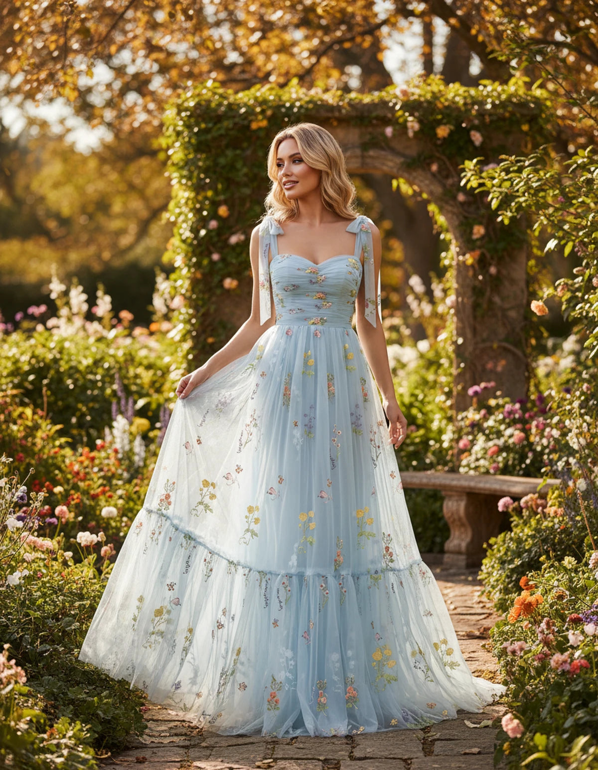 Almeria Maxi Dress — Blue | SKU: SD-25158-blue-2,SD-25158-blue-4,SD-25158-blue-6,SD-25158-blue-8,SD-25158-blue-10,SD-25158-blue-12,SD-25158-blue-14,SD-25158-blue-16,SD-25158-blue-16W,SD-25158-blue-18W,SD-25158-blue-20W,SD-25158-blue-22W