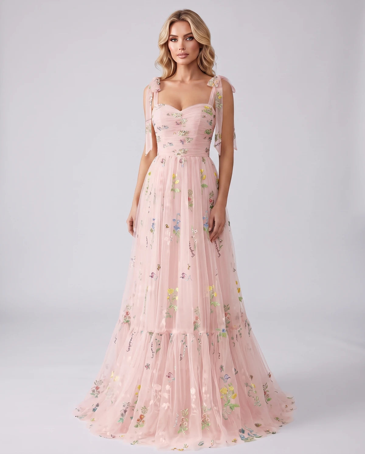 Almeria Maxi Dress — Pink