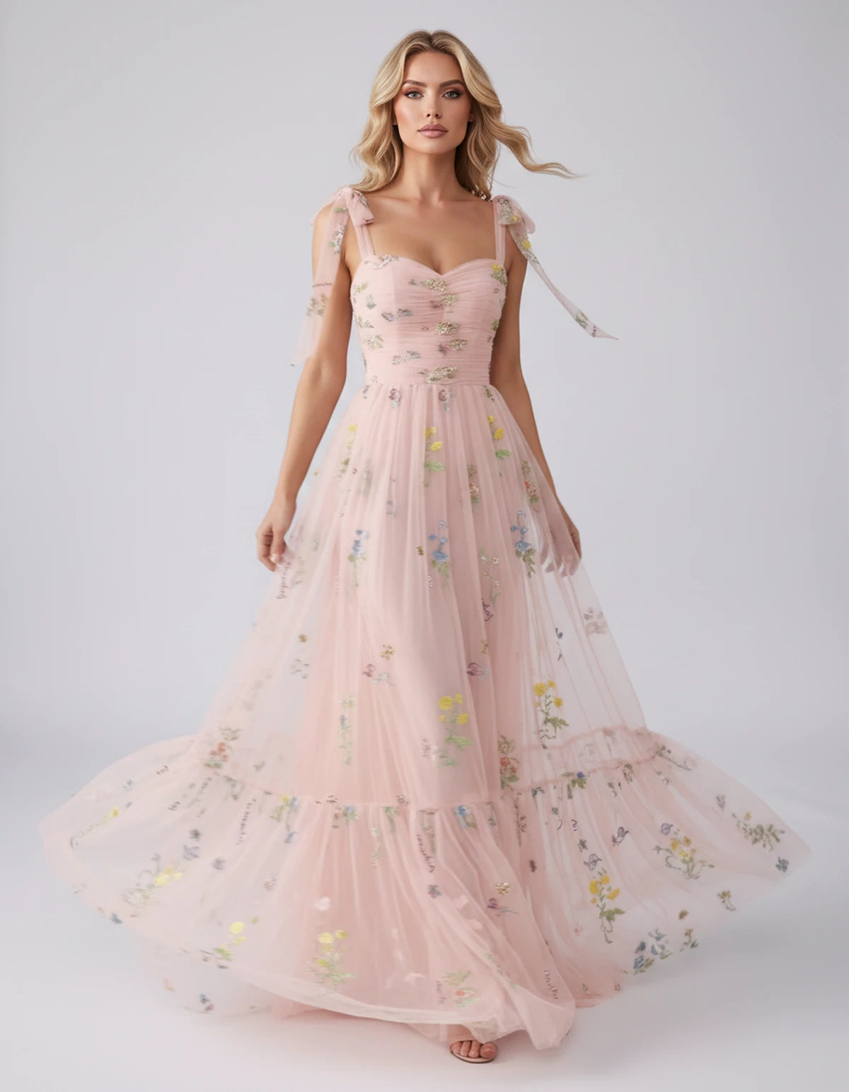 Almeria Maxi Dress — Pink | SKU: SD-25158-pink-2,SD-25158-pink-4,SD-25158-pink-6,SD-25158-pink-8,SD-25158-pink-10,SD-25158-pink-12,SD-25158-pink-14,SD-25158-pink-16,SD-25158-pink-16W,SD-25158-pink-18W,SD-25158-pink-20W,SD-25158-pink-22W