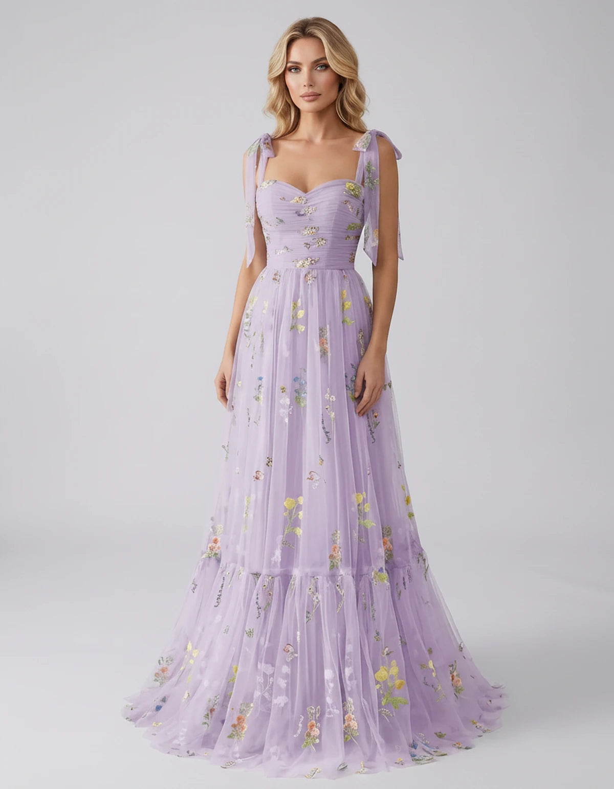 Almeria Maxi Dress — Purple