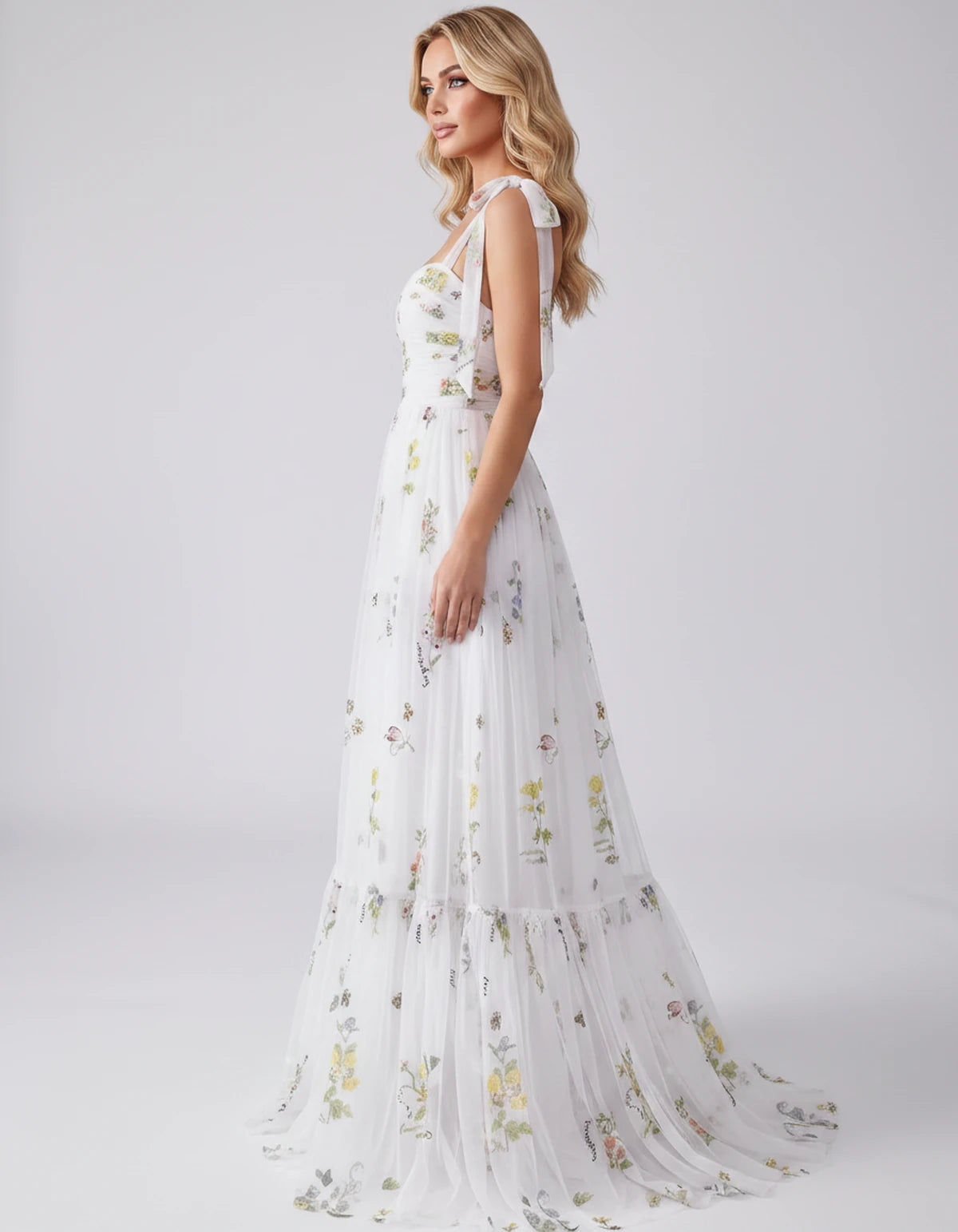 Almeria Maxi Dress — White | SKU: SD-25158-white-2,SD-25158-white-4,SD-25158-white-6,SD-25158-white-8,SD-25158-white-10,SD-25158-white-12,SD-25158-white-14,SD-25158-white-16,SD-25158-white-16W,SD-25158-white-18W,SD-25158-white-20W,SD-25158-white-22W
