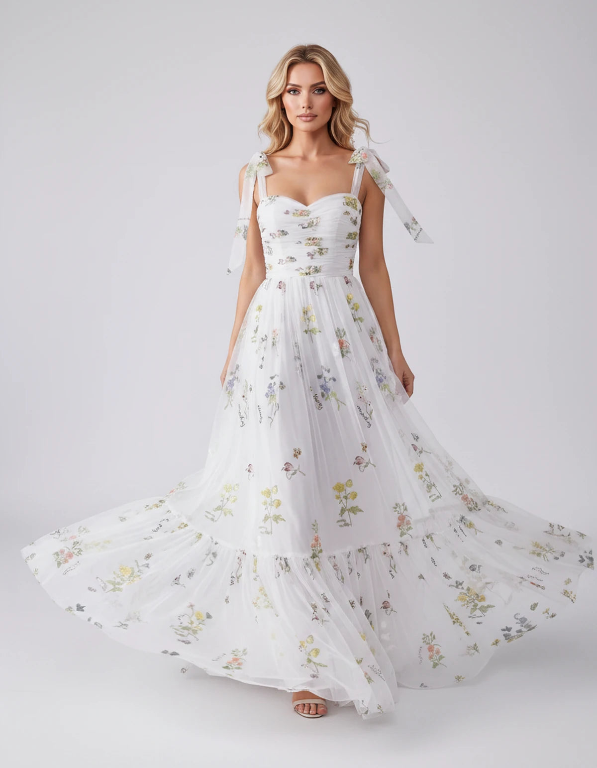 Almeria Maxi Dress — White | SKU: SD-25158-white-2,SD-25158-white-4,SD-25158-white-6,SD-25158-white-8,SD-25158-white-10,SD-25158-white-12,SD-25158-white-14,SD-25158-white-16,SD-25158-white-16W,SD-25158-white-18W,SD-25158-white-20W,SD-25158-white-22W