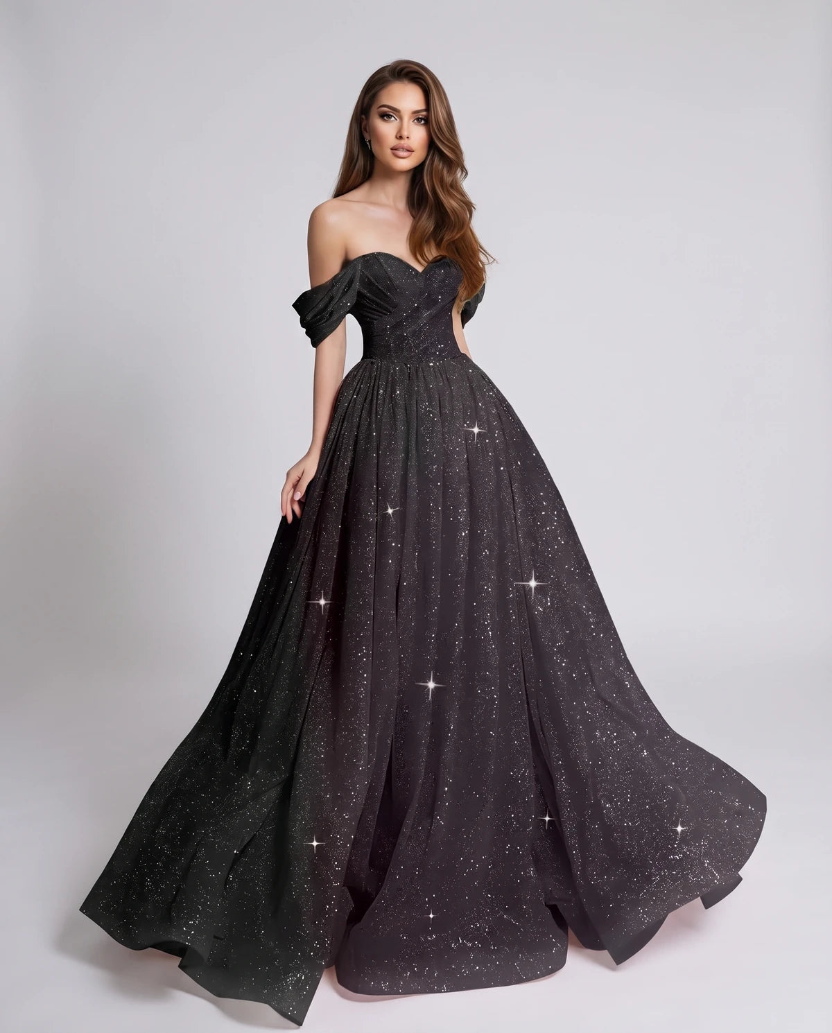Alouette Maxi Dress — Black