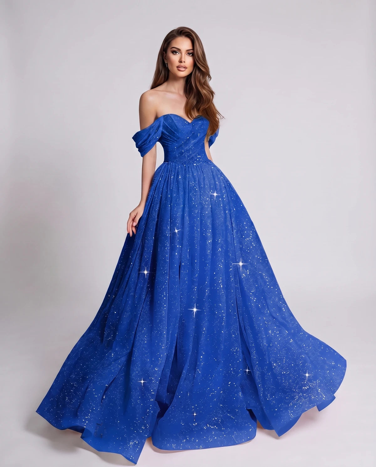 Alouette Maxi Dress — Blue
