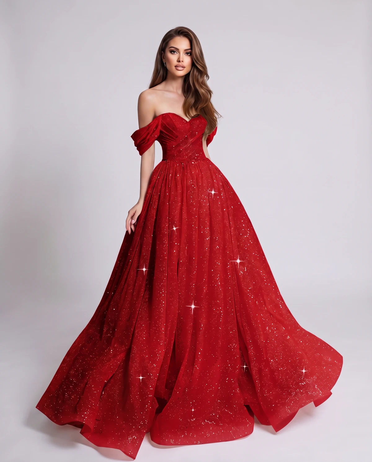 Alouette Maxi Dress — Red