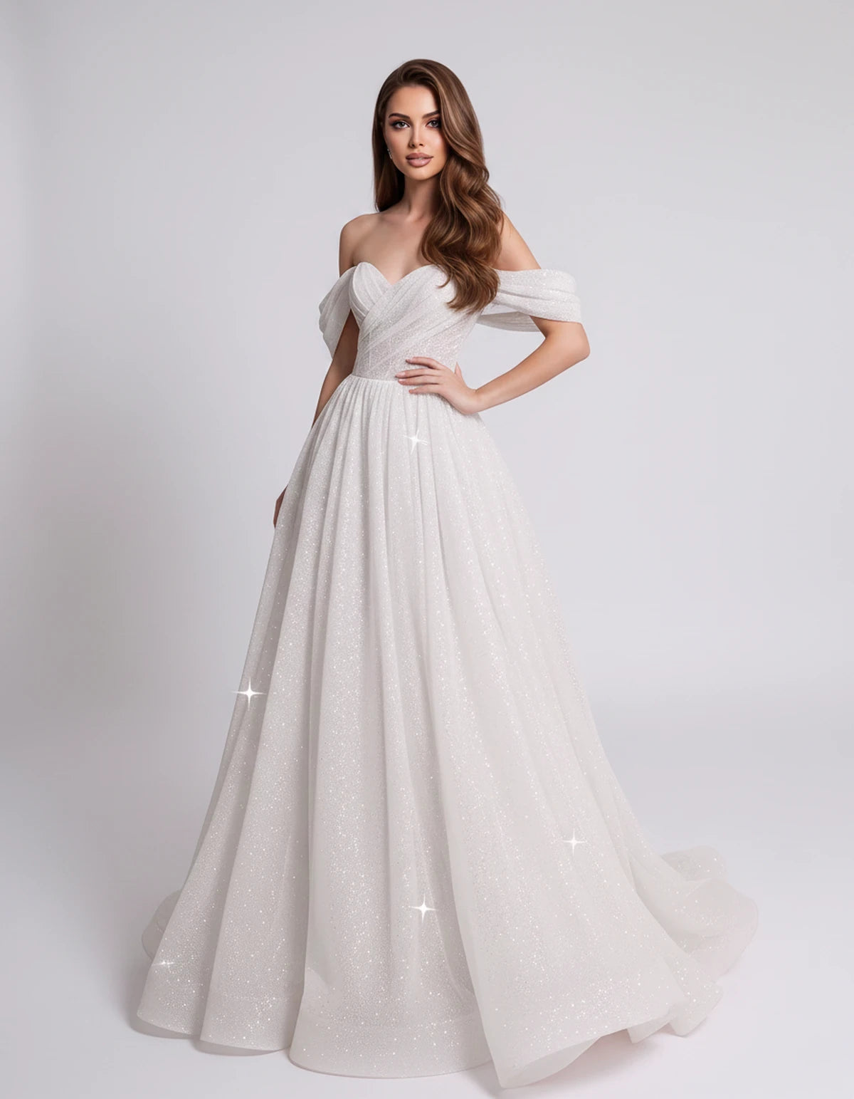 Alouette Maxi Dress — White | SKU: SD-19817-white-2,SD-19817-white-4,SD-19817-white-6,SD-19817-white-8,SD-19817-white-10,SD-19817-white-12,SD-19817-white-14,SD-19817-white-16,SD-19817-white-16W,SD-19817-white-18W,SD-19817-white-20W,SD-19817-white-22W