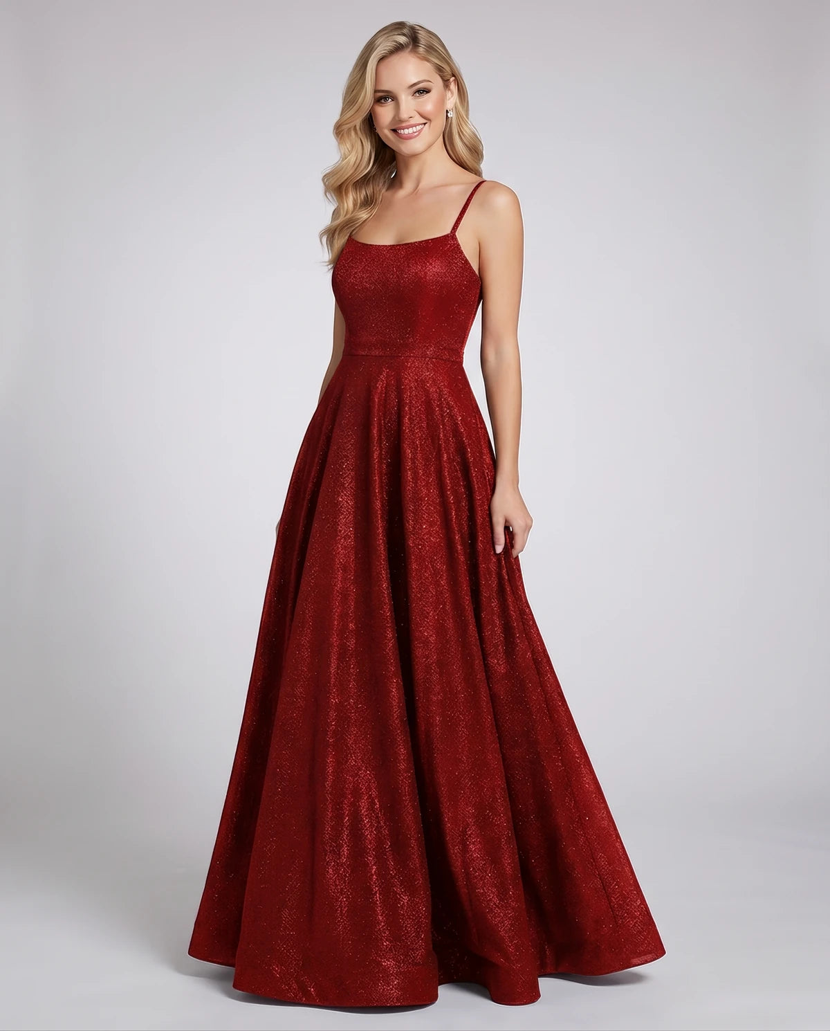Amalfi Maxi Dress — Red