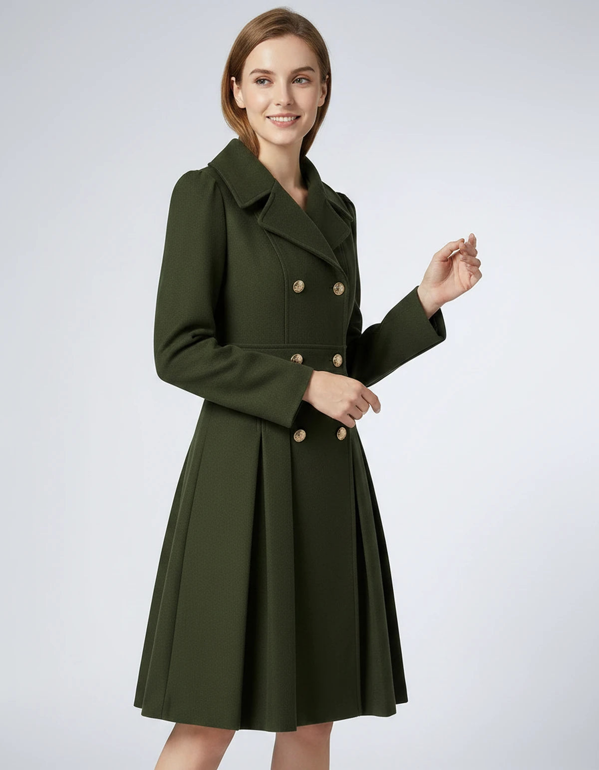 Amarante Skirt — Army Green | SKU: SD-68120-armygreen-XS,SD-68120-armygreen-S,SD-68120-armygreen-M,SD-68120-armygreen-L,SD-68120-armygreen-XL,SD-68120-armygreen-2XL