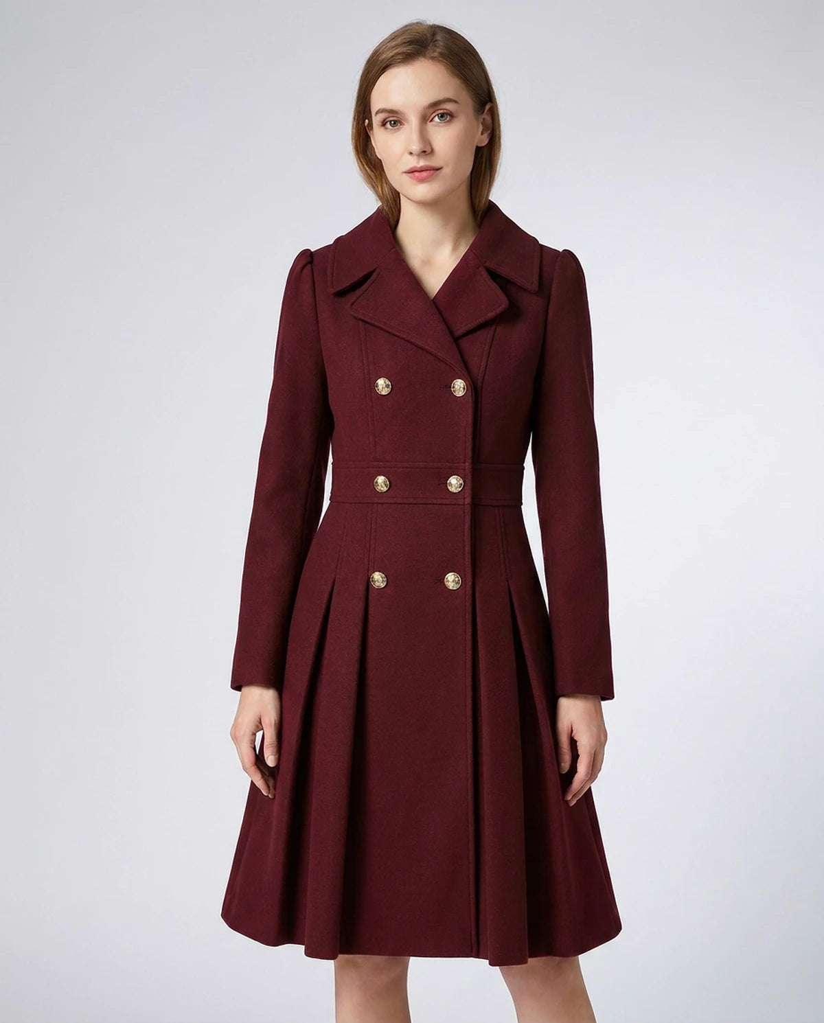 Amarante Skirt — Burgundy