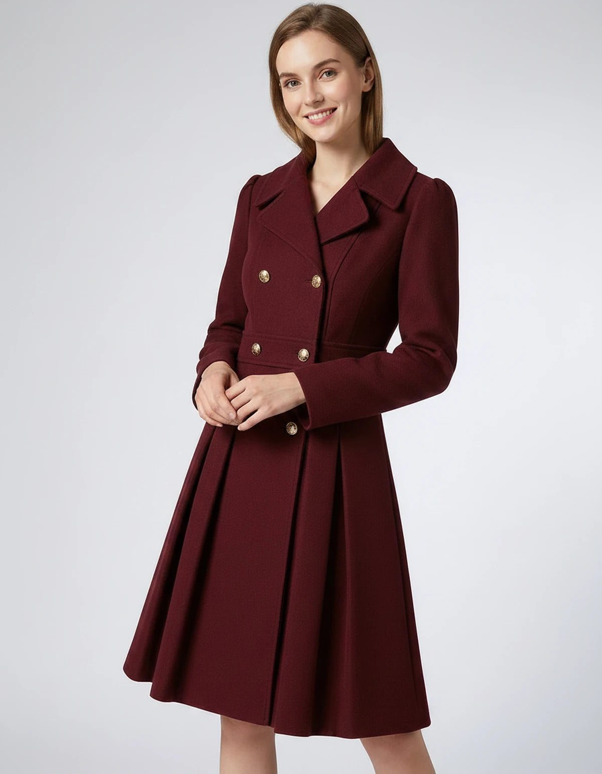 Amarante Skirt — Burgundy | SKU: SD-68120-burgundy-XS,SD-68120-burgundy-S,SD-68120-burgundy-M,SD-68120-burgundy-L,SD-68120-burgundy-XL,SD-68120-burgundy-2XL
