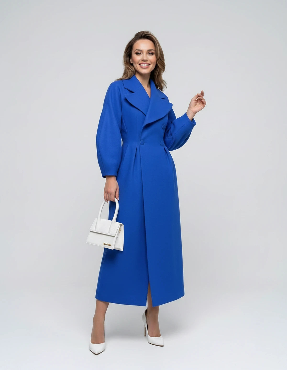 Amarante14 Coat — Blue | SKU: SD-28497-blue-XS,SD-28497-blue-S,SD-28497-blue-M,SD-28497-blue-L,SD-28497-blue-XL,SD-28497-blue-2XL