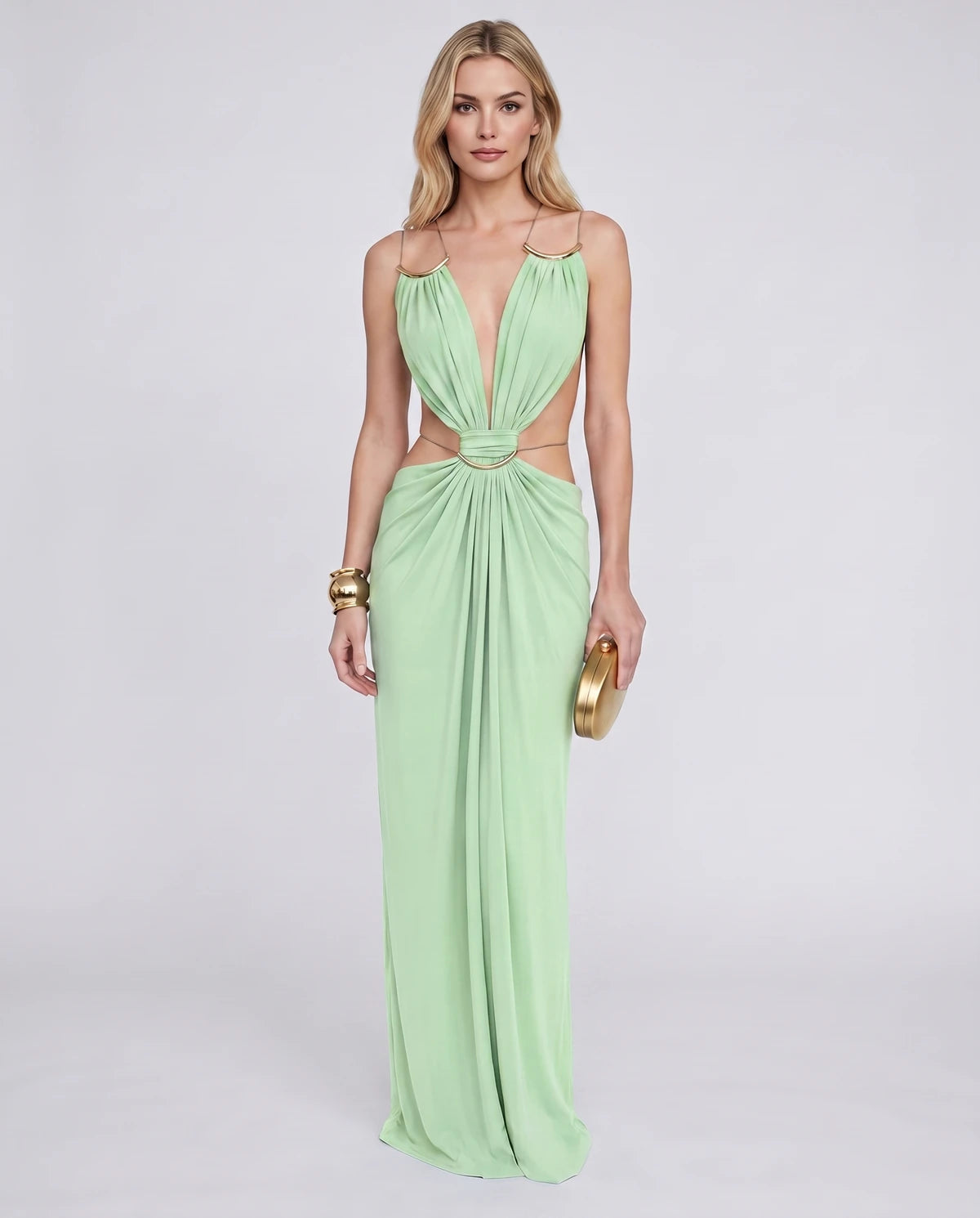 Amarante9 Maxi Dress — Mint