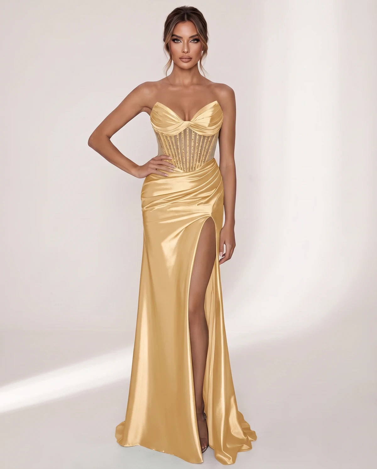Amaranteea Maxi Dress — Champagne